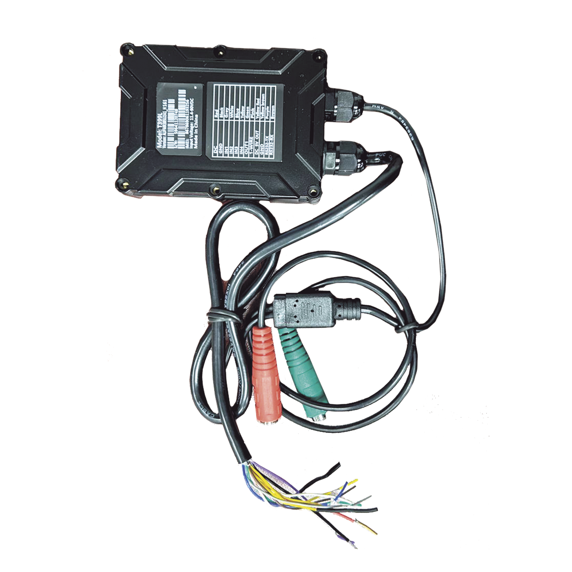 Rastreador Vehicular 4G LTE / IP67 / Bloqueo Motor Remoto / Audio Bidireccional / Entradas-Salidas Digitales / 3.16 x 2.36 x 0.93 in — MEITRACK · SKU T399L