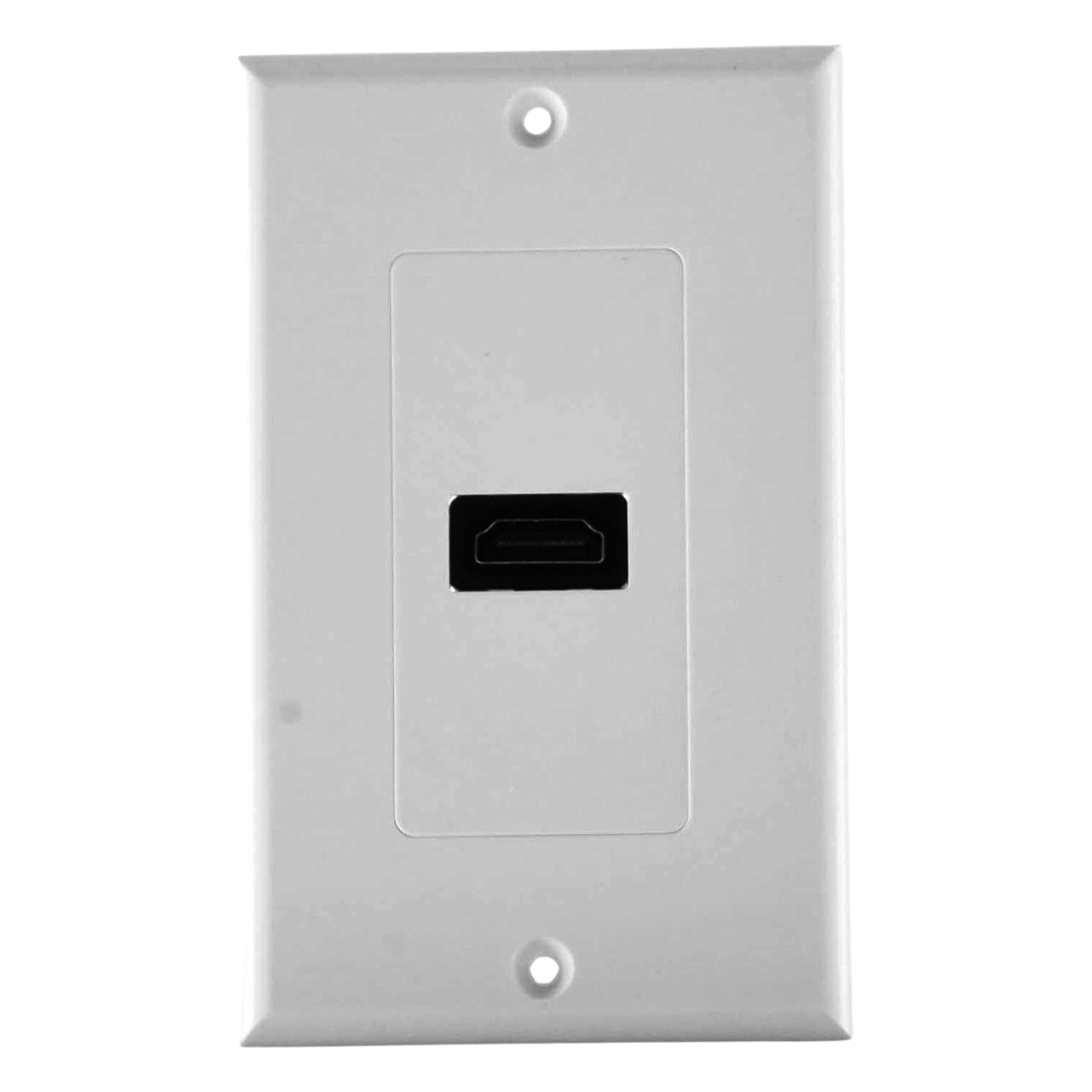Placa de Pared / 1 Puerto HDMI Hembra-Hembra / Montaje Vertical / 70 x 115 mm / 2.75' x 4.52'