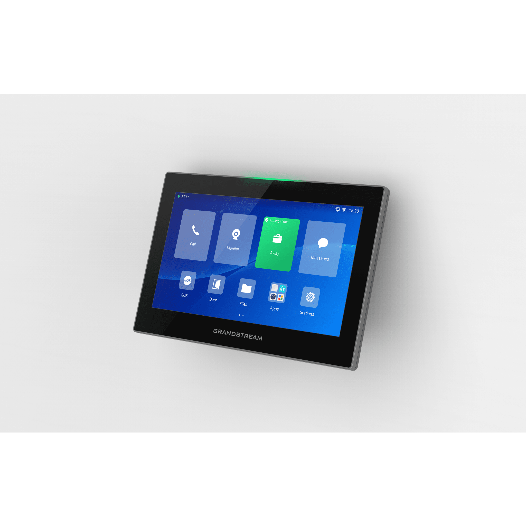 Estación de Intercomunicación SIP con Wi-Fi 6, Bluetooth y Control Total para Agendamiento de Salas y Edificios Inteligentes (Color Negro)