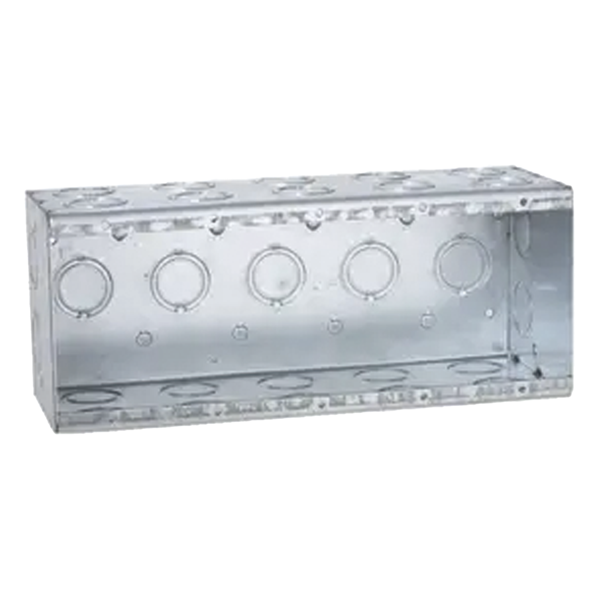 Caja Multigang / 5 Gangs / 3.5 in (8.89 cm) Profundidad / 29 Entradas 1/2 - 3/4 in — RACO · SKU HUB-699