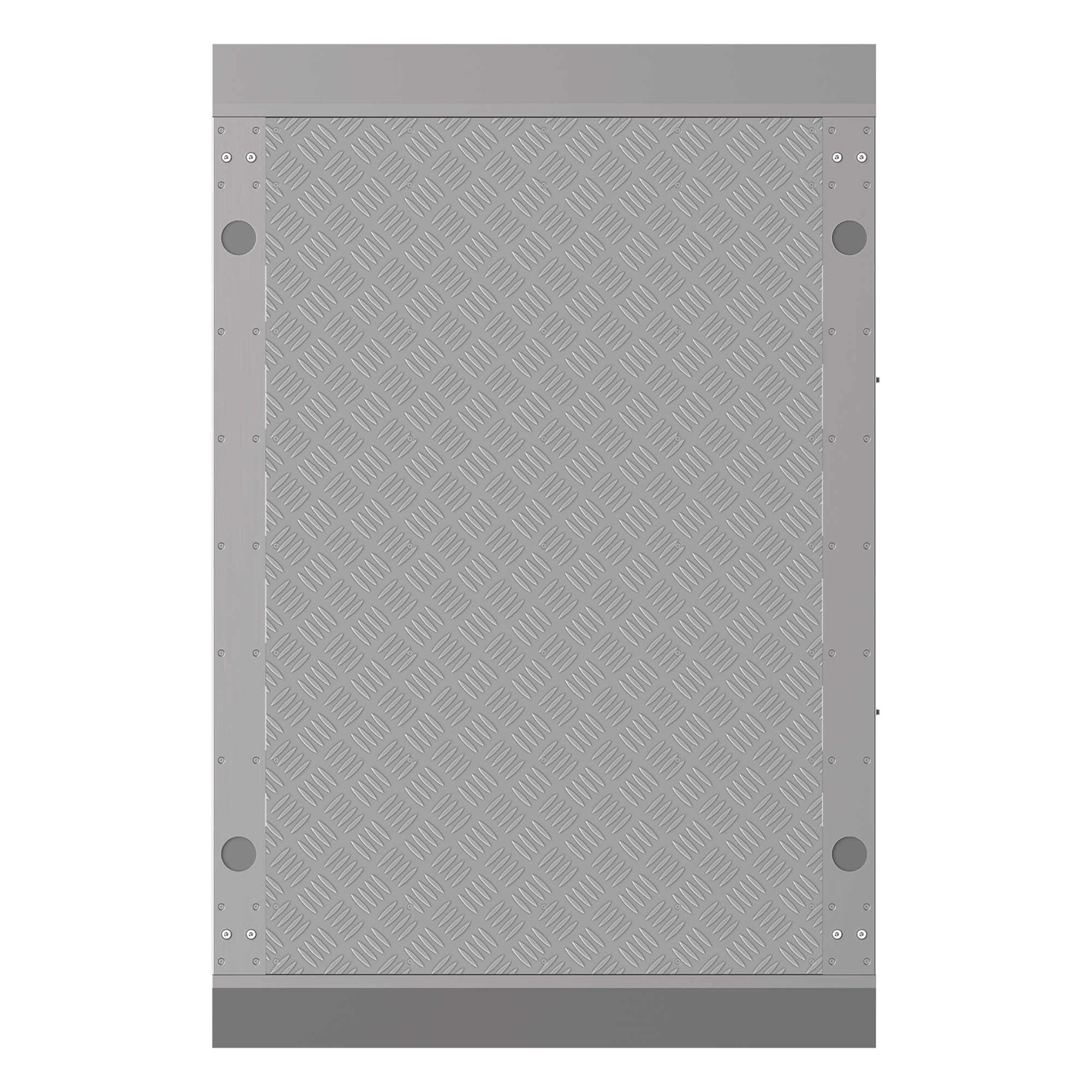 Base para Torniquete / 1 Carril / 90 cm (2.95 ft) / Instalación sin Anclaje / Serie DS-K3B961 — HIKVISION · SKU DS-K3B961TX-BASE900-S