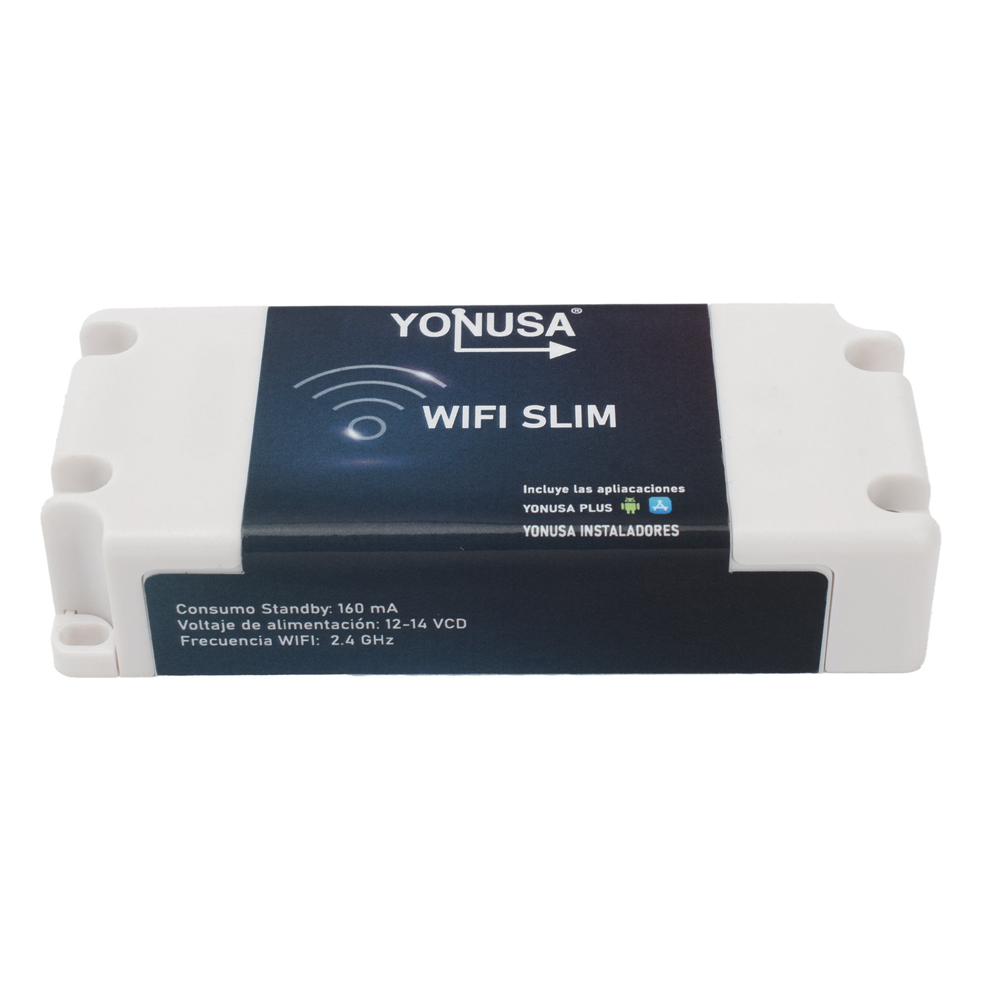 Módulo Wi-Fi para Cerco Eléctrico / Control Remoto vía App / IP55 Exterior / 2.4 GHz / Relay 1 Salida / -30°C a 60°C — YONUSA · SKU TARJET-WIFI-SLIM