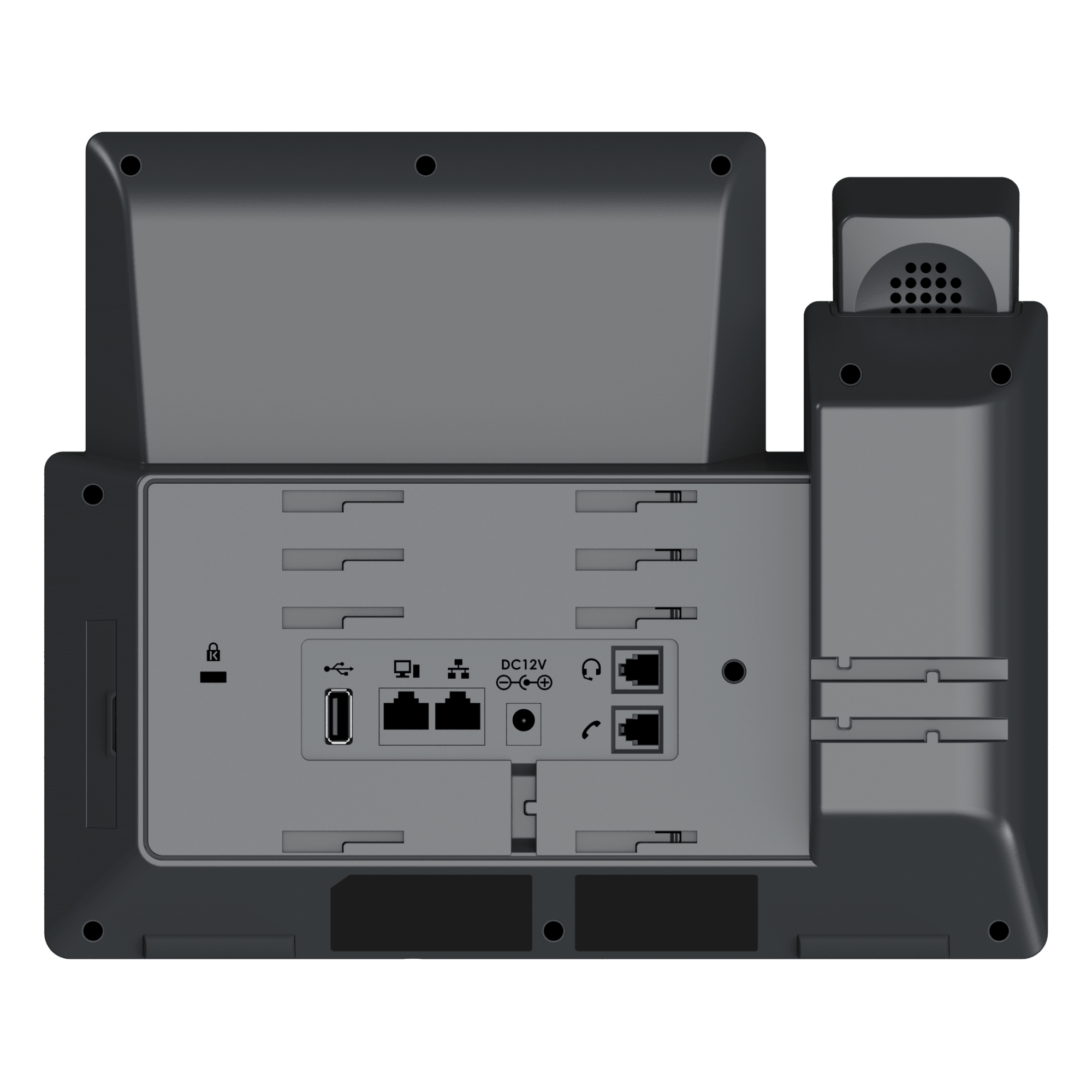 Teléfono IP / 12 Líneas SIP / 6 Cuentas / Pantalla Táctil 7" / Wi-Fi Dual Band / PoE Gigabit / Bluetooth / Audio HD Opus
