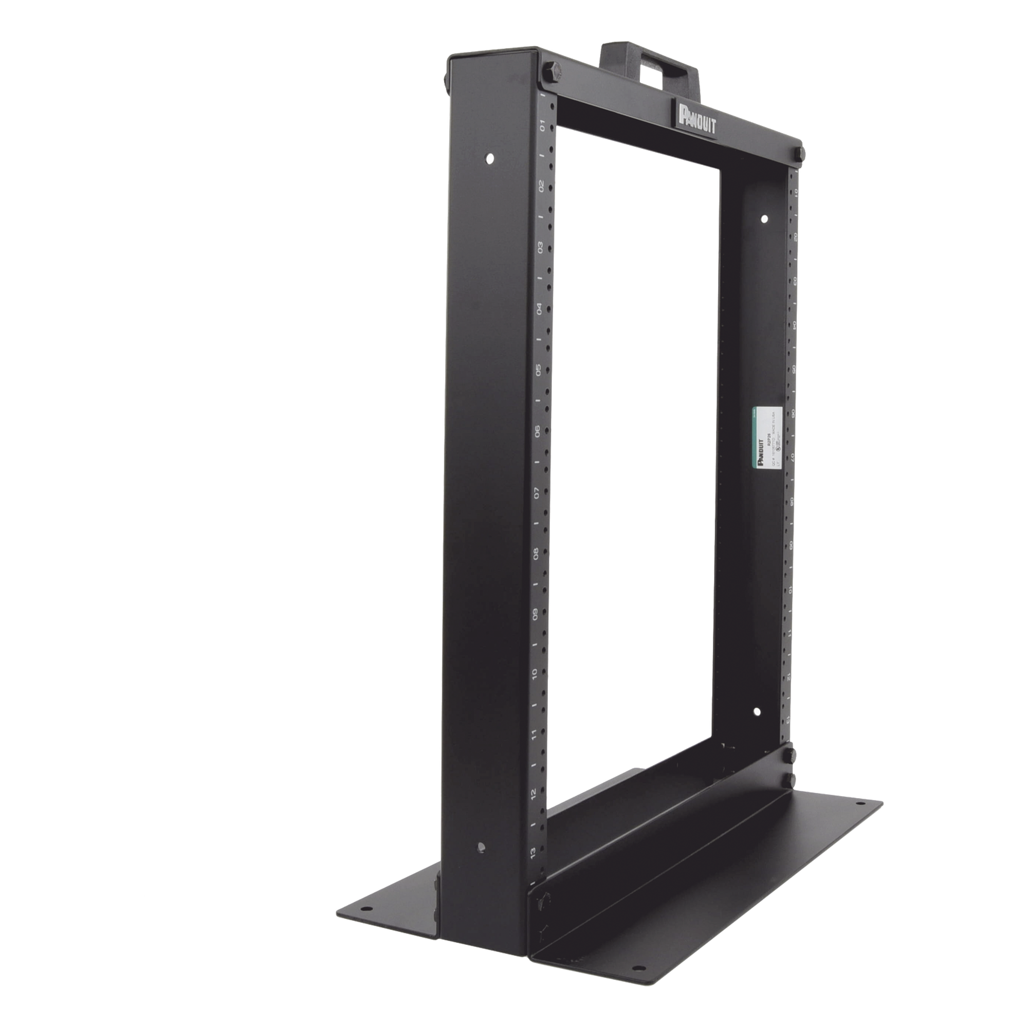 Rack de Dos Postes / 13 Unidades de Rack / 19 in EIA-310D / Aluminio / Carga 300 lb (136 kg) / Rieles Roscados #12-24