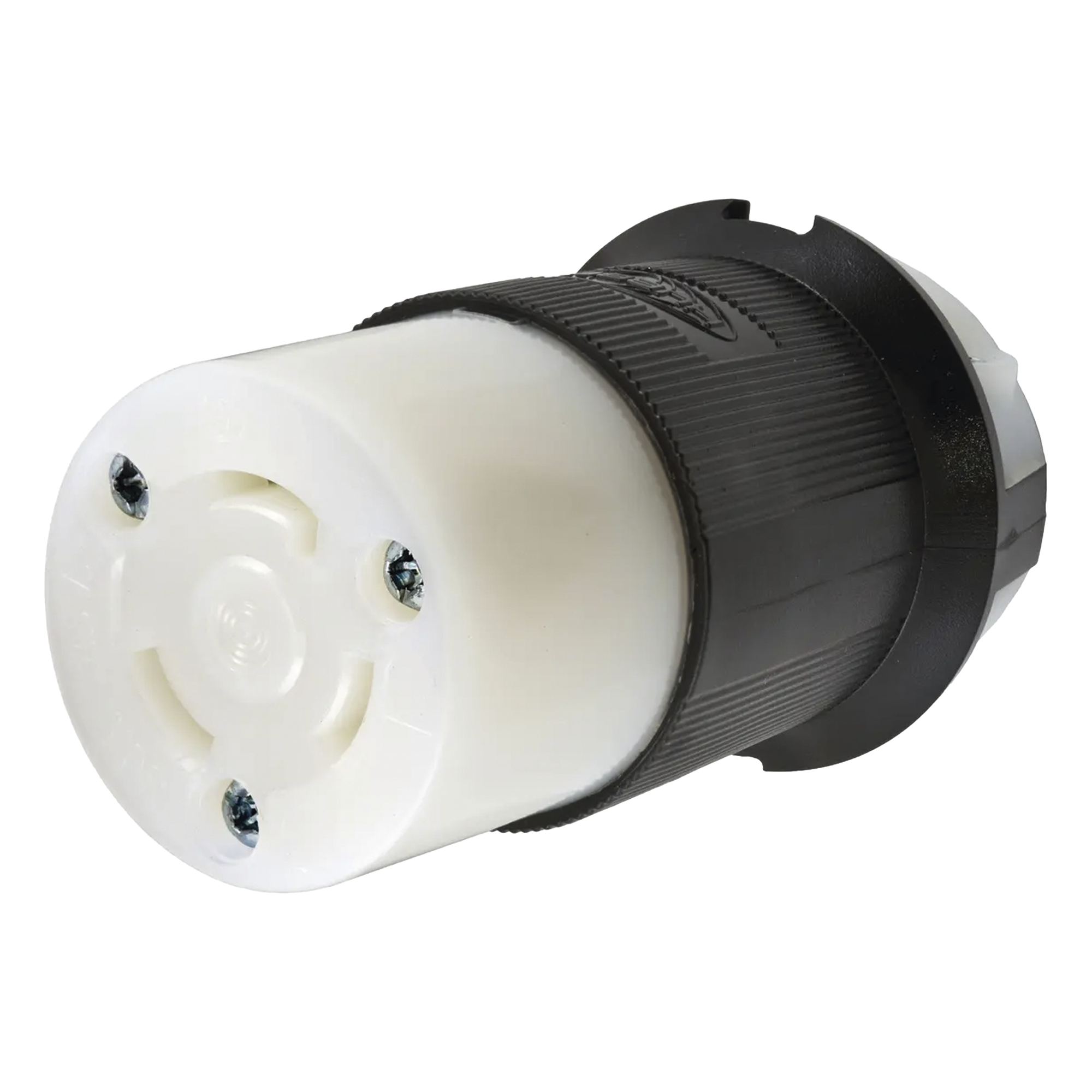 Conector Industrial con Bloqueo de Media Vuelta / 30 A 125 V CA / 2 Polos 3 Hilos / NEMA L5-30R / 2.26 x 2.26 x 3.86 in — HUBBELL · SKU HUB-HBL2613