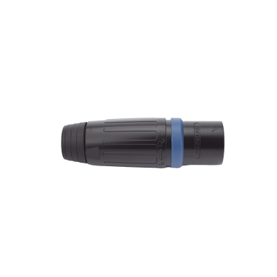 Speakon Conector de cable macho de 4 polos, carcasa negra, cable AWG10,  30A