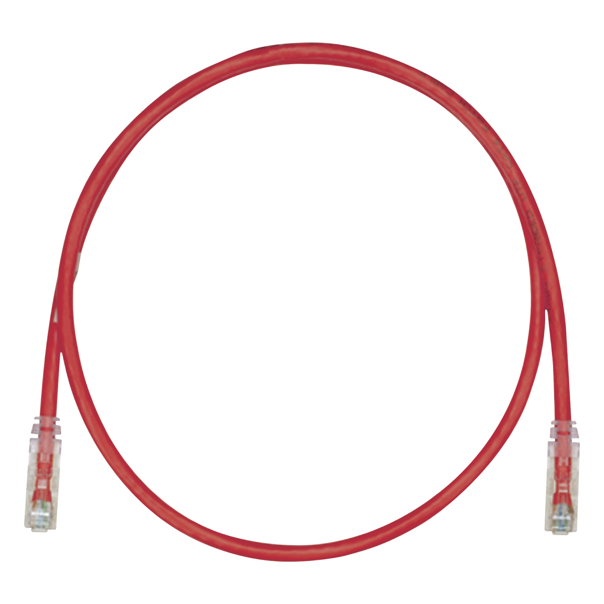 Cable de Parcheo UTP Cat6 / 24 AWG / CM / 4.57 m (15 ft) / Rojo — PANDUIT · SKU UTPSP15RDY