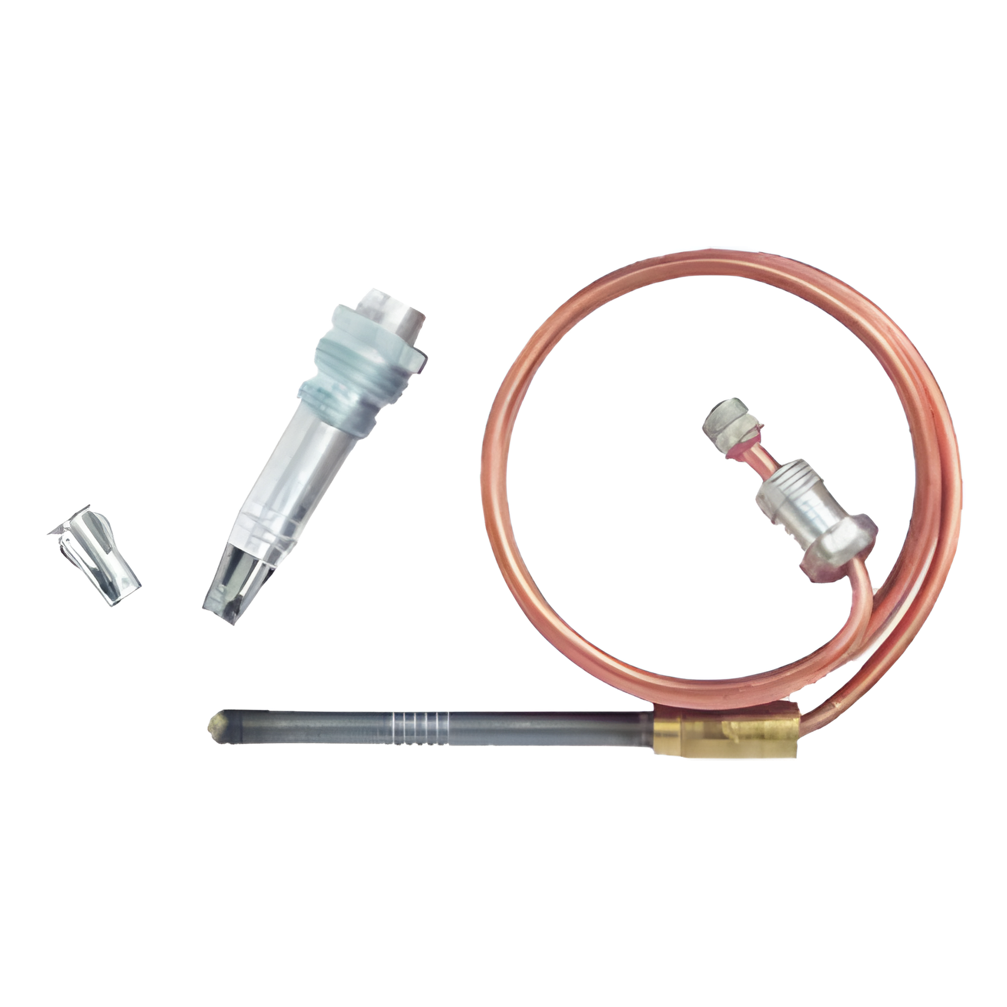 Termopar para Piloto Permanente / Salida 30 mV / Cable 1.2 m (3.9 ft) / Unión Caliente 760 °C / Conector 11/32" — HONEYWELL HOME RESIDEO · SKU Q340A1108/U