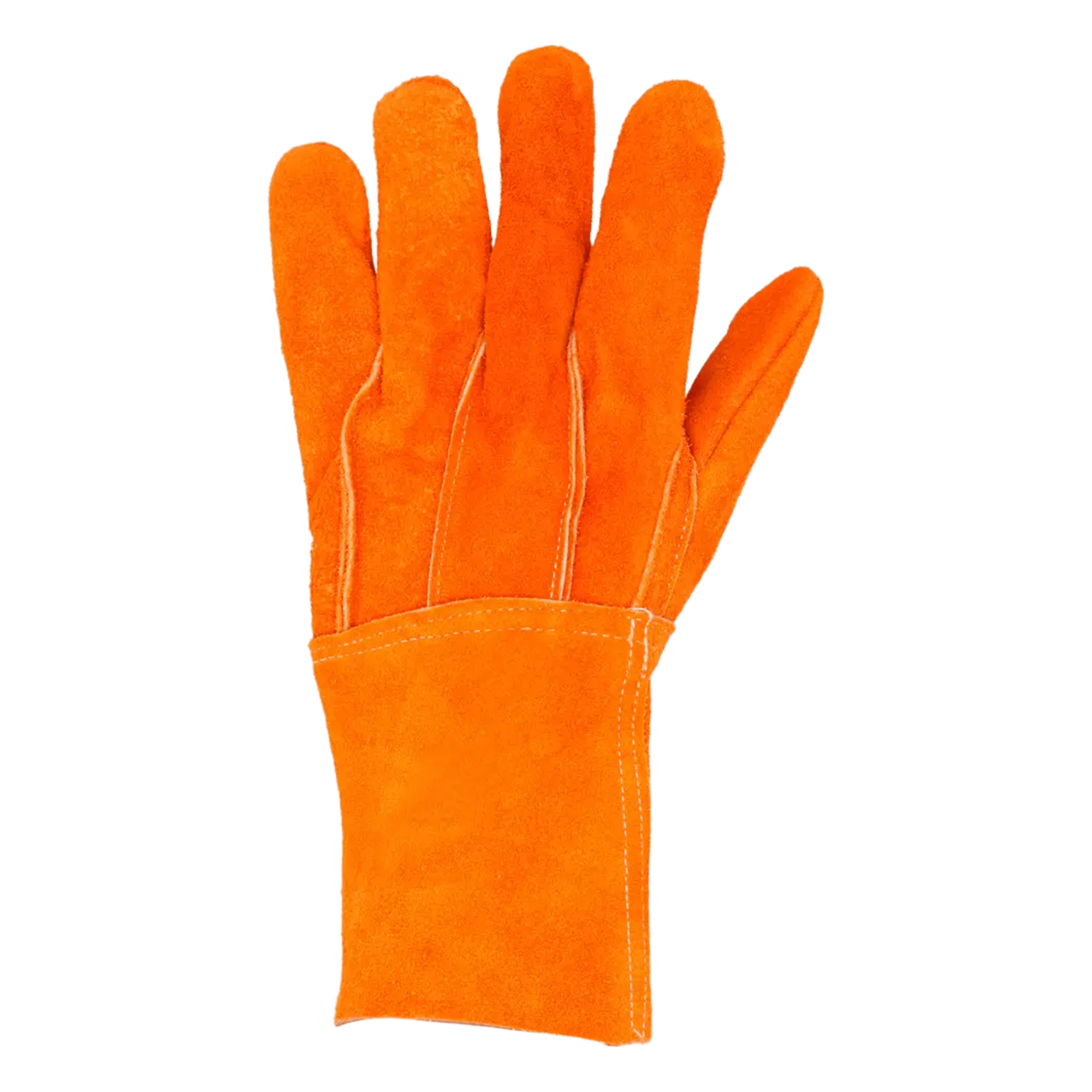 Guantes de Protección Industrial / Carnaza Reforzada / Puño Largo 12.5 cm / Resistencia a Abrasión y Temperaturas Moderadas / Expulsión Rápida — SURTEK · SKU SYS-GCAL