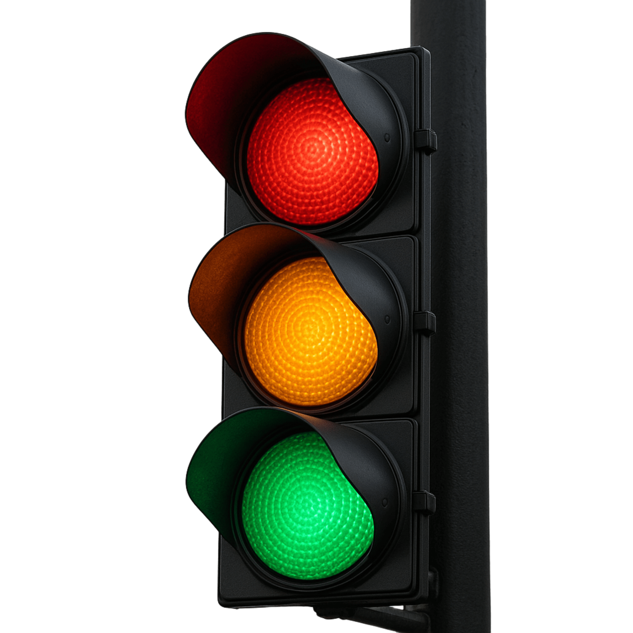 SEMAFORO DE SEÑALIZACION  Rojo, Amarillo y Verde / Diametro de cada luz 40cms