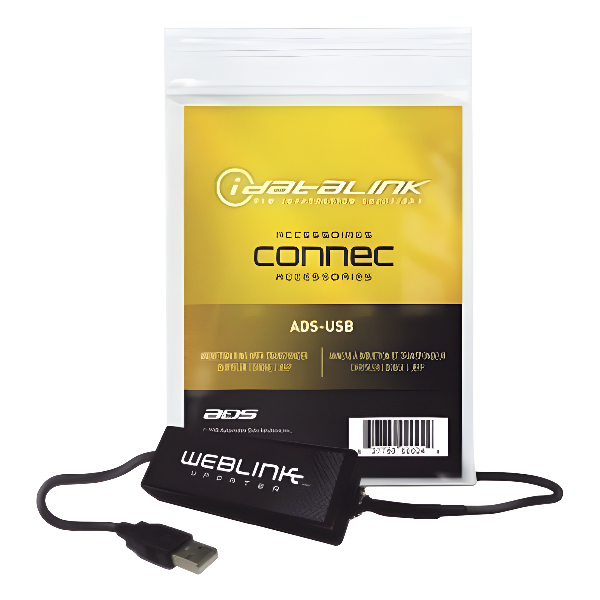 Cable USB / Configuración de Interfaz / Actualización de Firmware / Compatibilidad Vehicular — COMPUSTAR · SKU ADS-USB