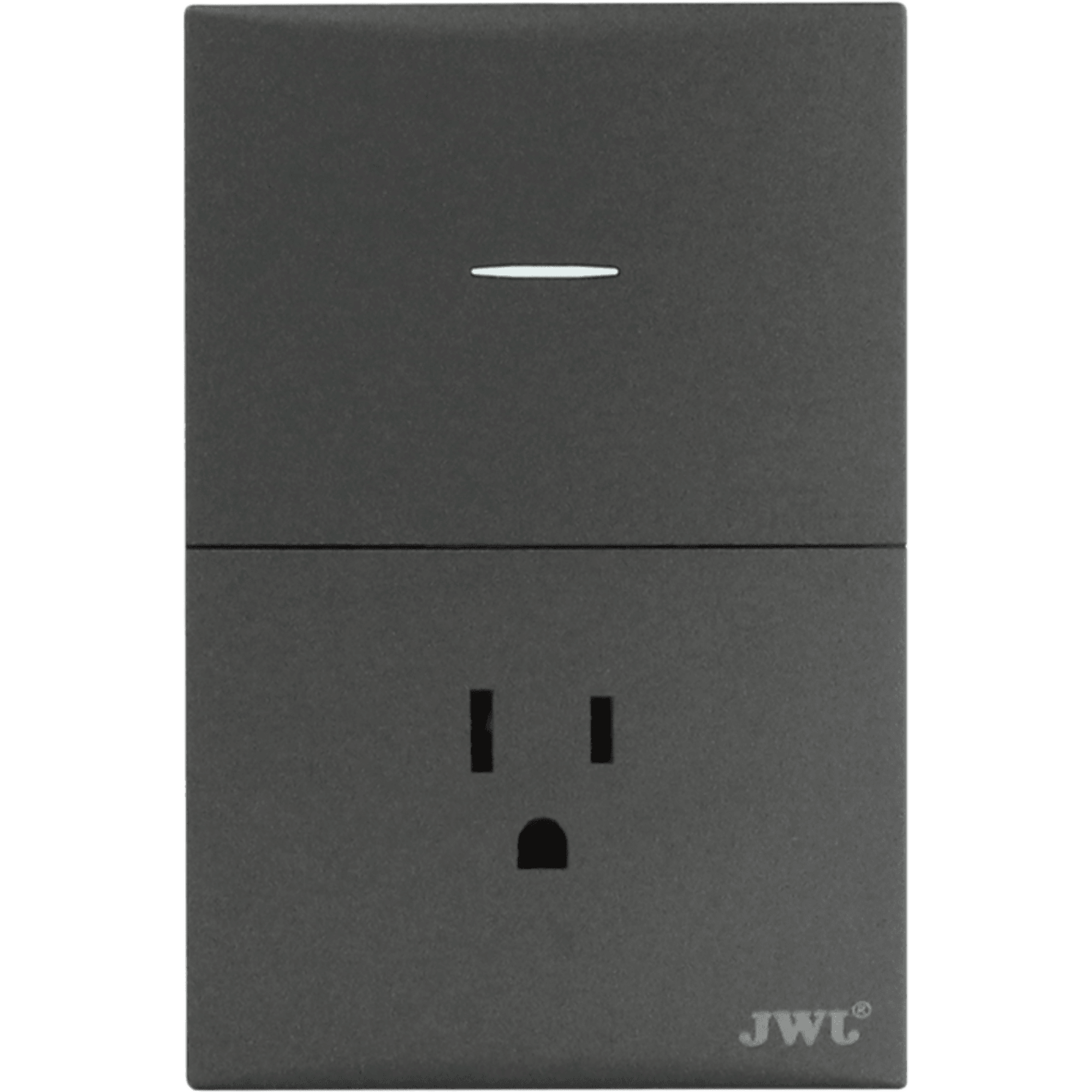 Placa con Interruptor Sencillo y 1 Toma  Corriente 10 -15 A 127 V  60 Hz.