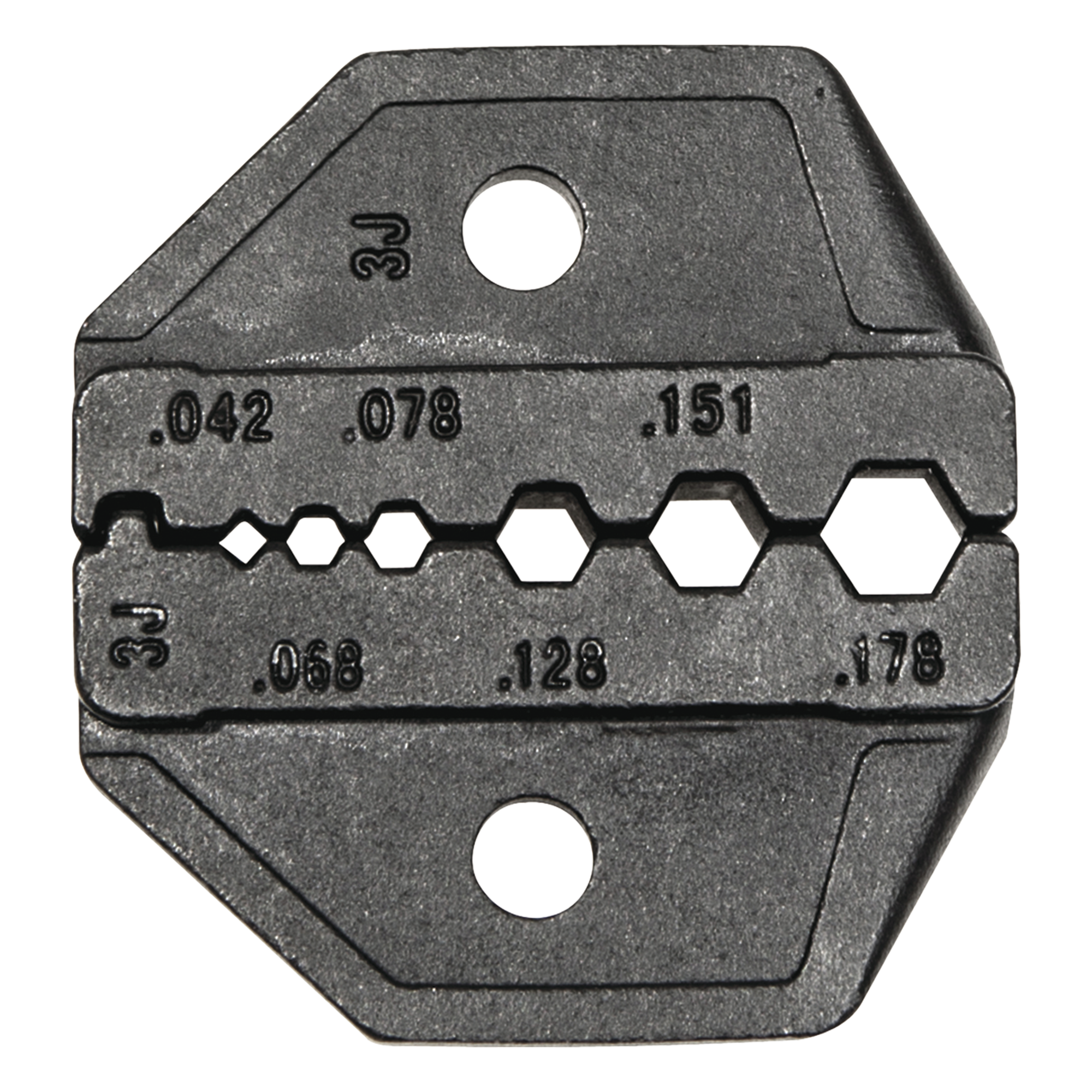 Matriz ponchadora / RG174, RG179, Belden 8218 / 0.042'' a 0.178'' / 64 g — KLEIN TOOLS · SKU VDV-201-042