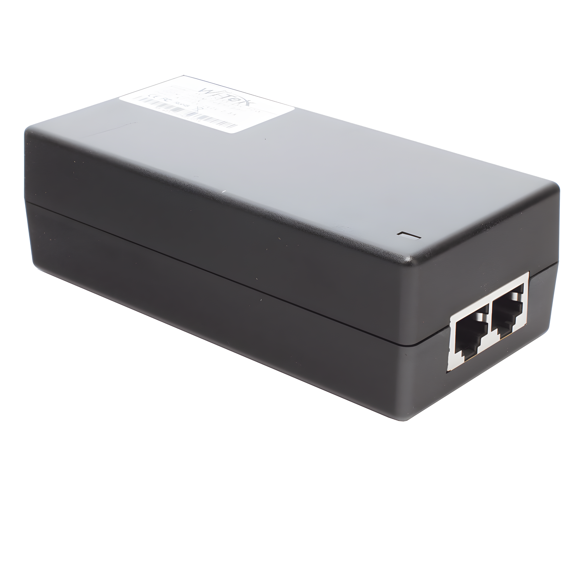 Inyector PoE / Hi-PoE 60 W / Gigabit 2 Gbps / 2 Puertos / Alcance 100 m (328 ft) / Interior / Plug and Play — WI-TEK · SKU WI-POE55-48V-60W