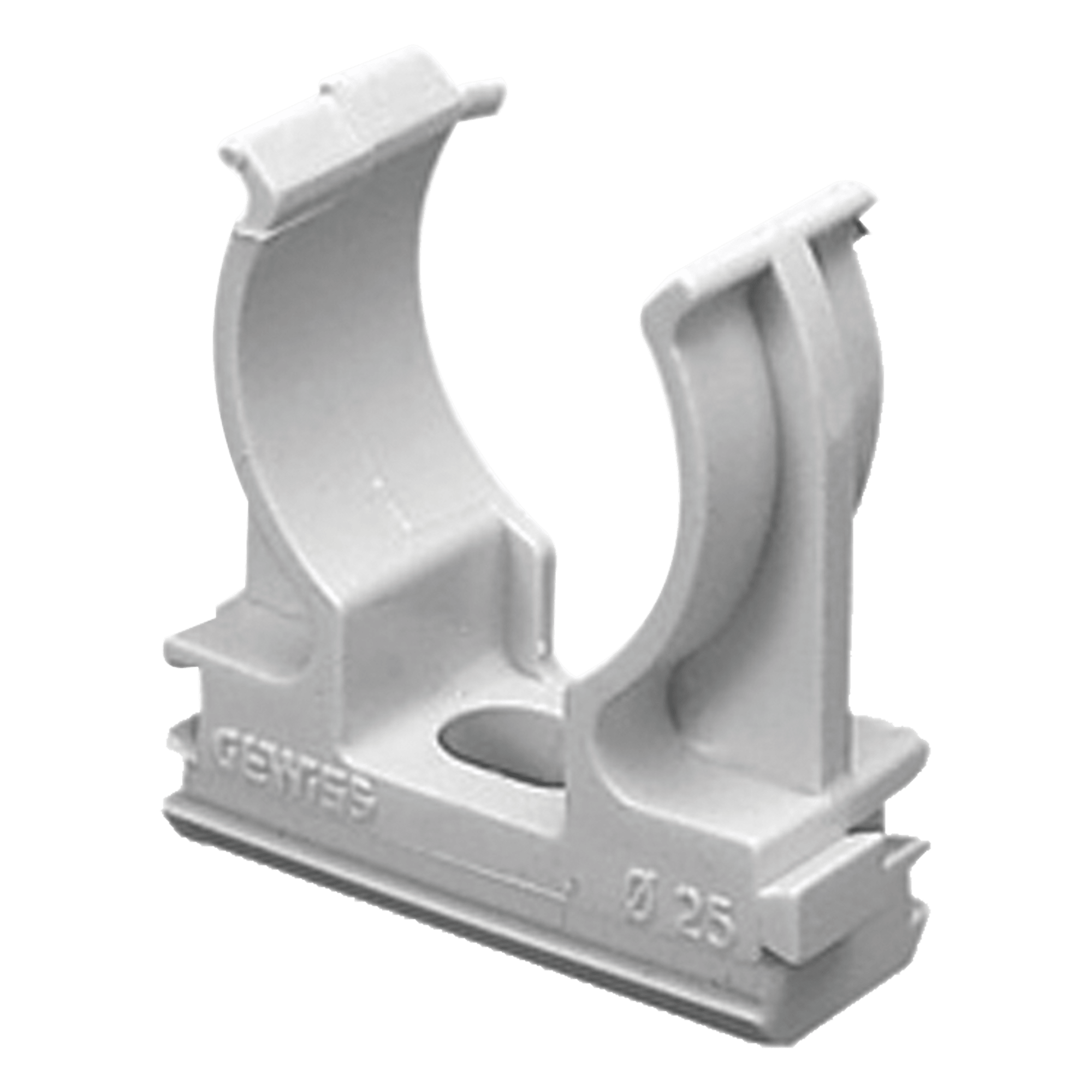 Soporte de Presión / Diámetro 50 mm / PVC Auto-extinguible / Libre de Halógenos / Montaje en Pared 1.5 m (4.9 ft) — GEWISS · SKU GW-50-629