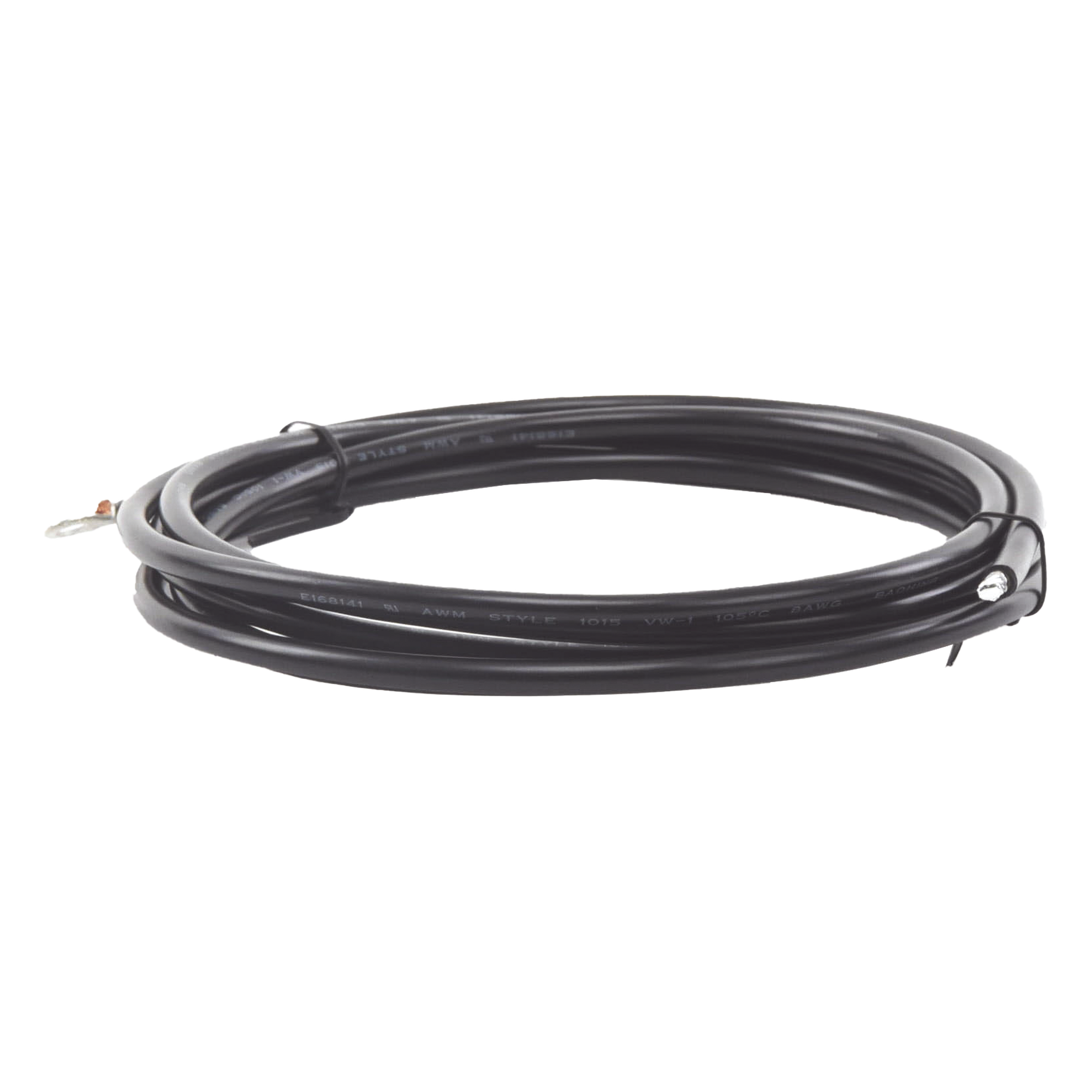 Cable para Controlador de Energía Solar / 3.0 m (9.84 ft) / 8 AWG / Terminal de Ojo / Negro — EPCOM POWERLINE · SKU CBL-8AWG-3BLK