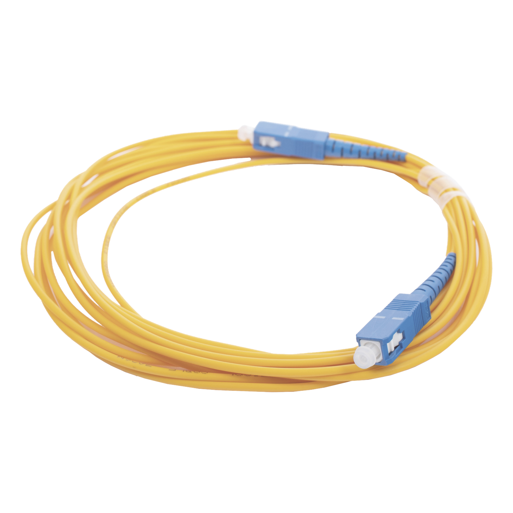 Jumper de Fibra Óptica / SC/UPC a SC/UPC / Monomodo OS2 / Simplex / 5 m (16.40 ft) / 2 mm / PVC