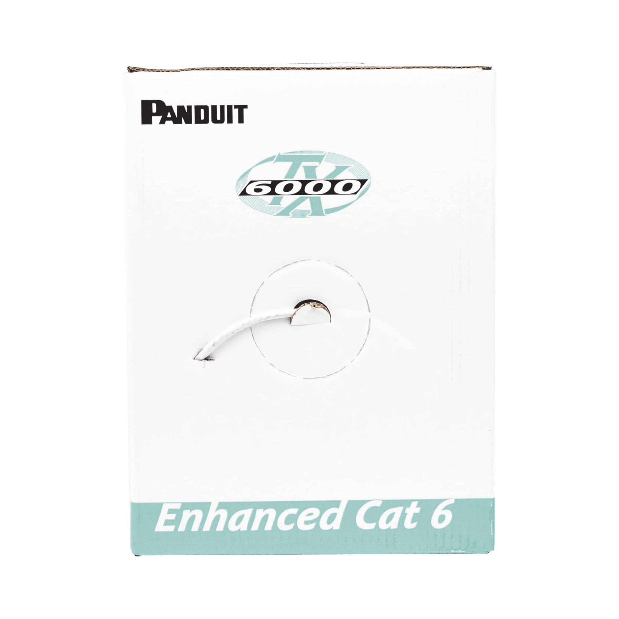 Bobina de Cable UTP 305 Metros (1000 Pies) de Cobre, TX6000™ PanNet, Reelex, Gris, Categoría 6 Mejorado (23 AWG), PVC (CMR, Riser), de 4 Pares