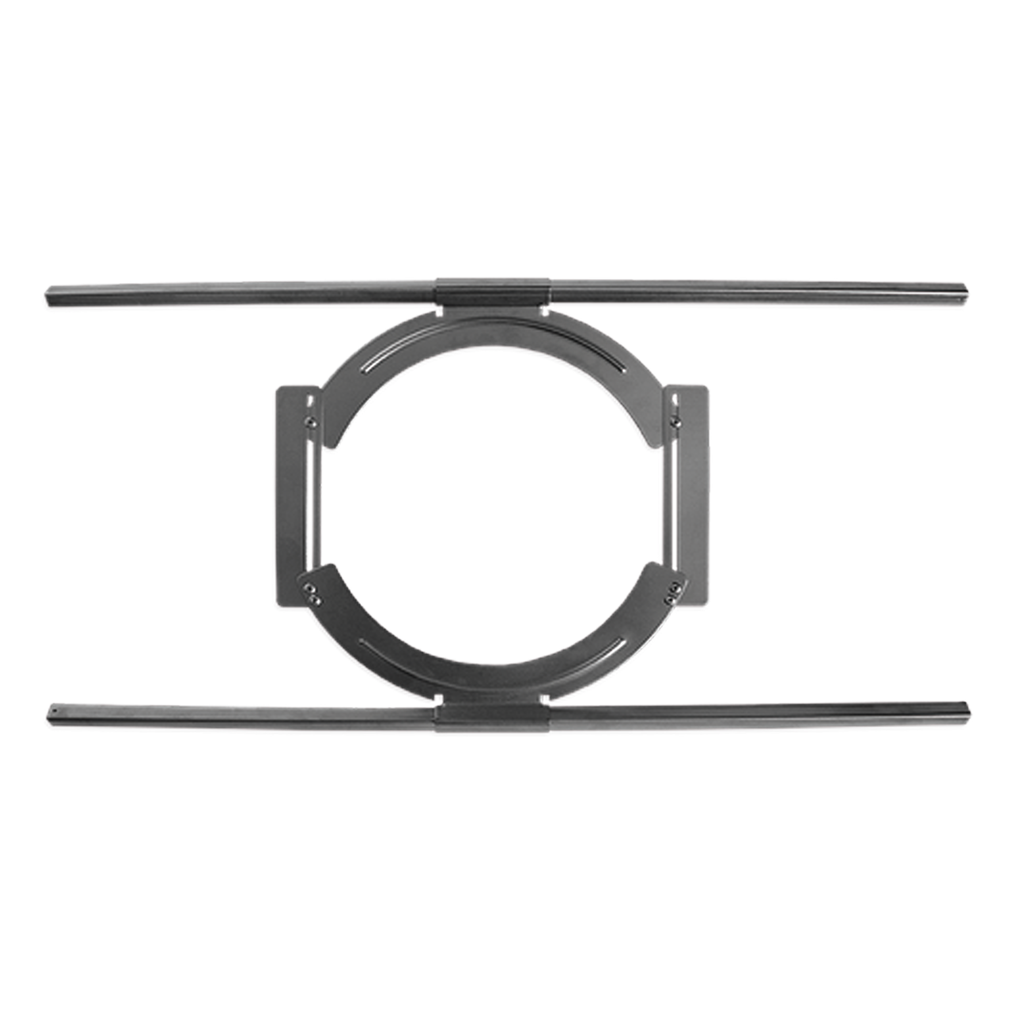Soporte de Techo Abatible / Ajustable 6.5 y 8 Pulgadas / Acero Rígido / Puente de Mosaico / 25.9 x 14.2 x 1.3 Pulgadas — TRUAUDIO · SKU B-70