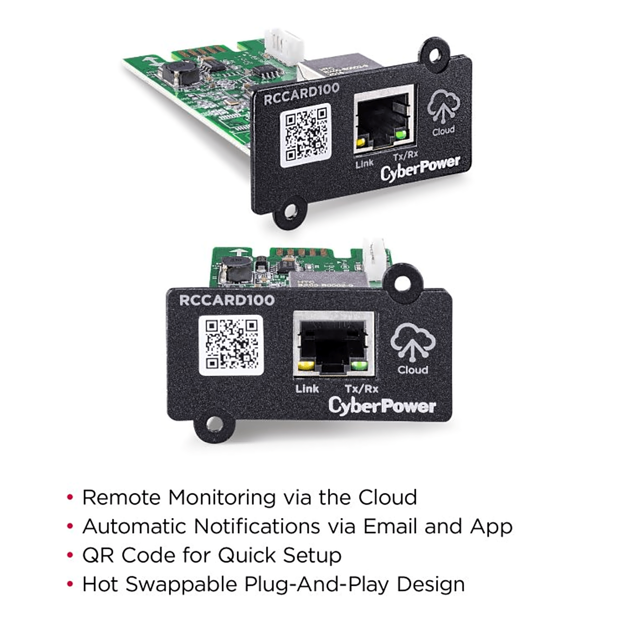 Tarjeta de Monitoreo Remoto para UPS CyberPower Modelos PR, OL, OR  y PDUs con Tarjeta de Expansión