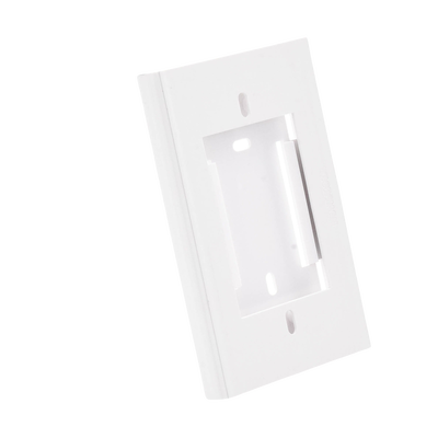Soporte y tapa universal color blanco de PVC auto extinguible, para canaleta TEK100 (5595-10001)