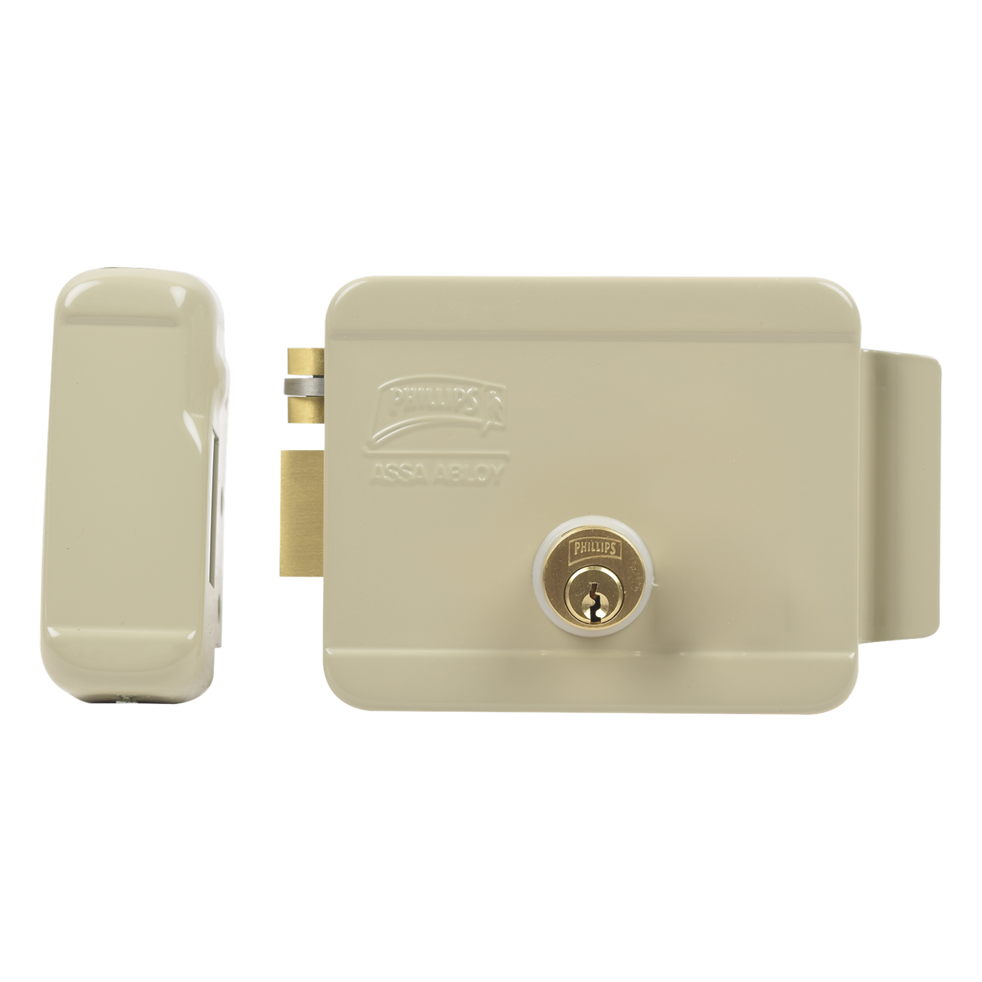 Cerradura Eléctrica / Doble Cerrojo / 12 VCC/VCA / Activación por Pulso 2 s / Izquierda / Exterior — ASSA ABLOY · SKU 321-DCI-ABG