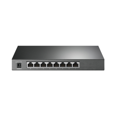 Switch Omada / 8 Puertos Gigabit  / 4 Puertos PoE+ 802.3at/af / Presupuesto PoE 62 W / 30 W por Puerto / Gestión Cloud Omada / L3 Static Routing / Sin Ventilador / Metal