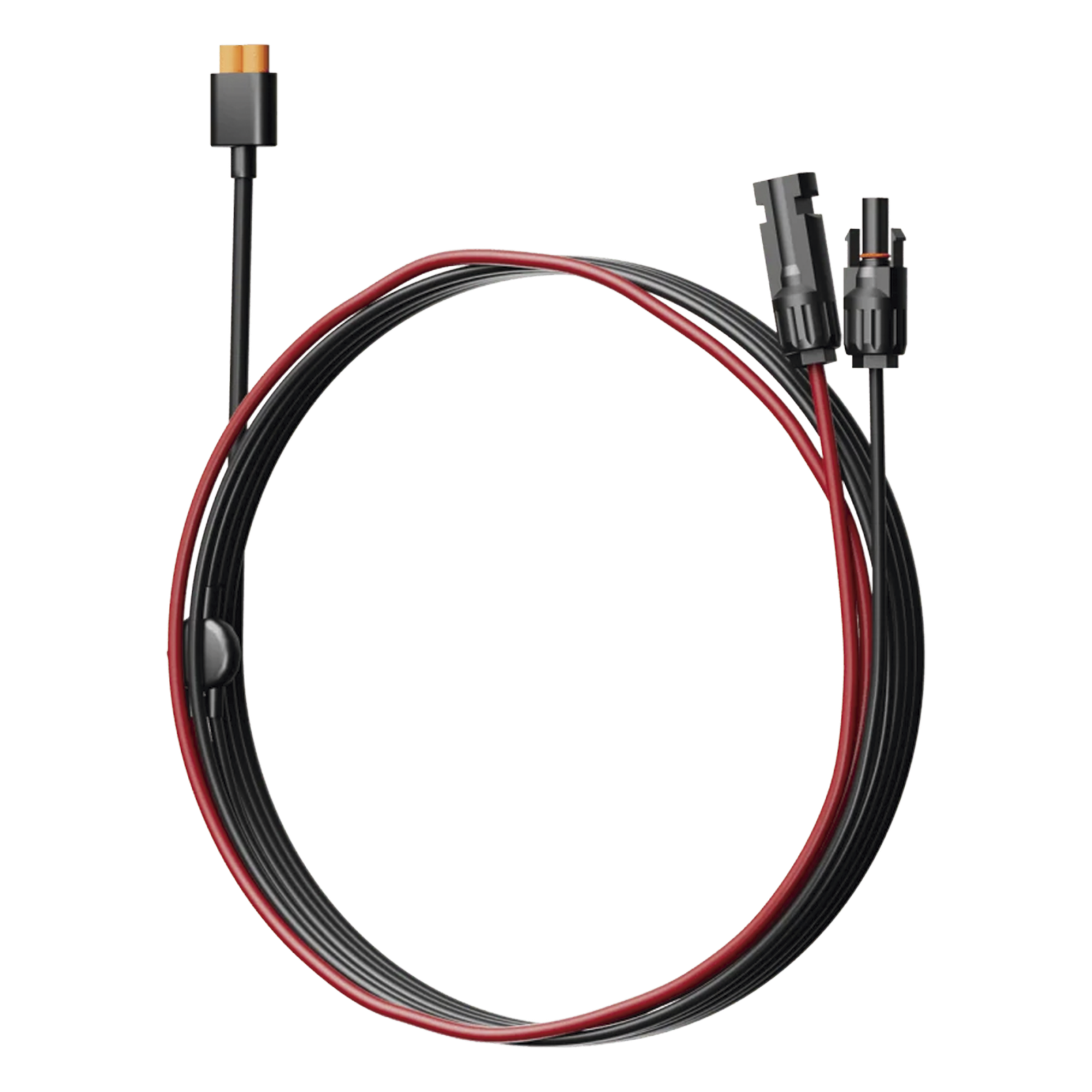Cable Fotovoltaico / 2.5 m (8.2 ft) / 12 AWG / MC4 Macho-Hembra + XT60 / Negro