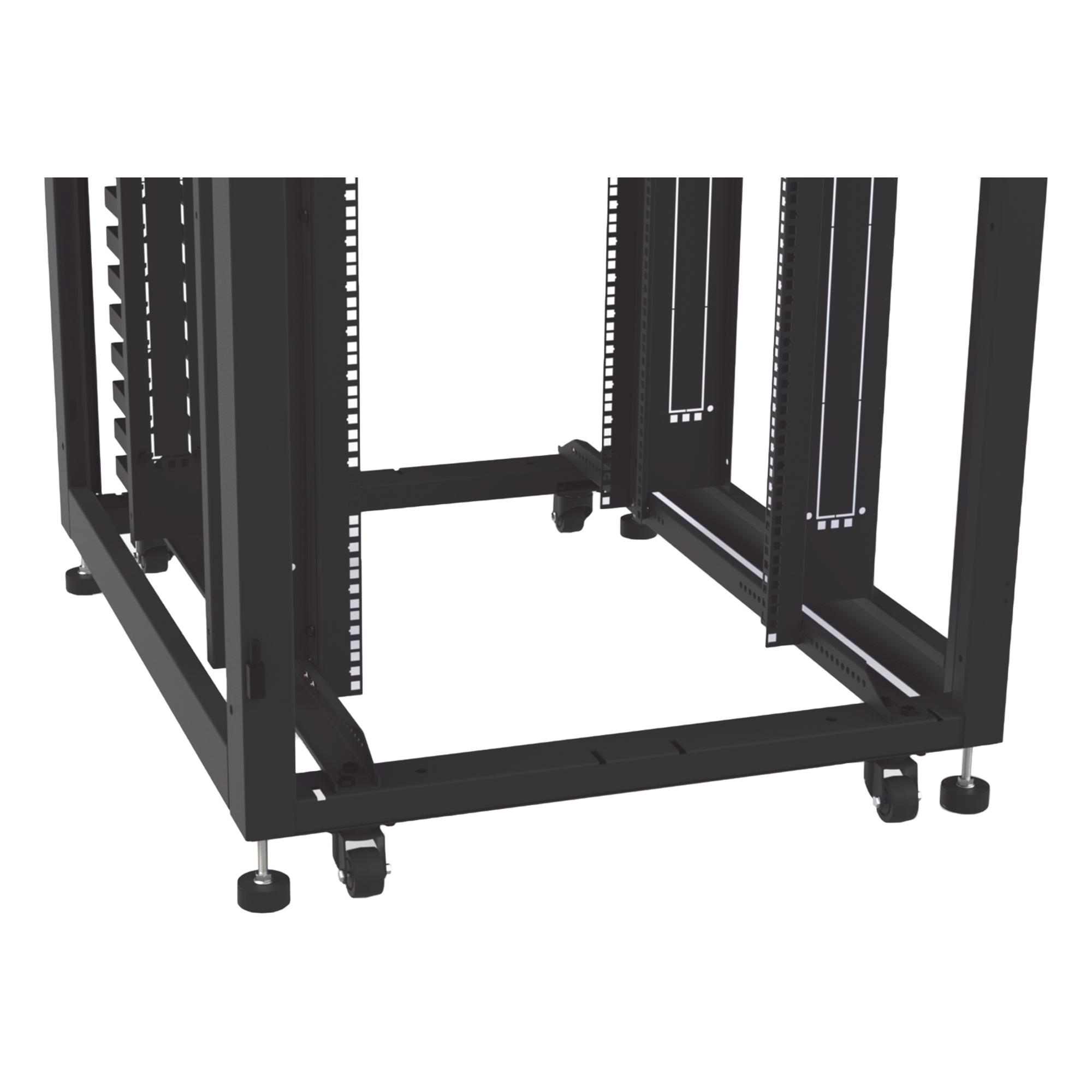 Gabinete Rack 19" / 42UR / 800 x 1000 mm / Acero / Carga 1268 kg / Puerta con Cristal Templado