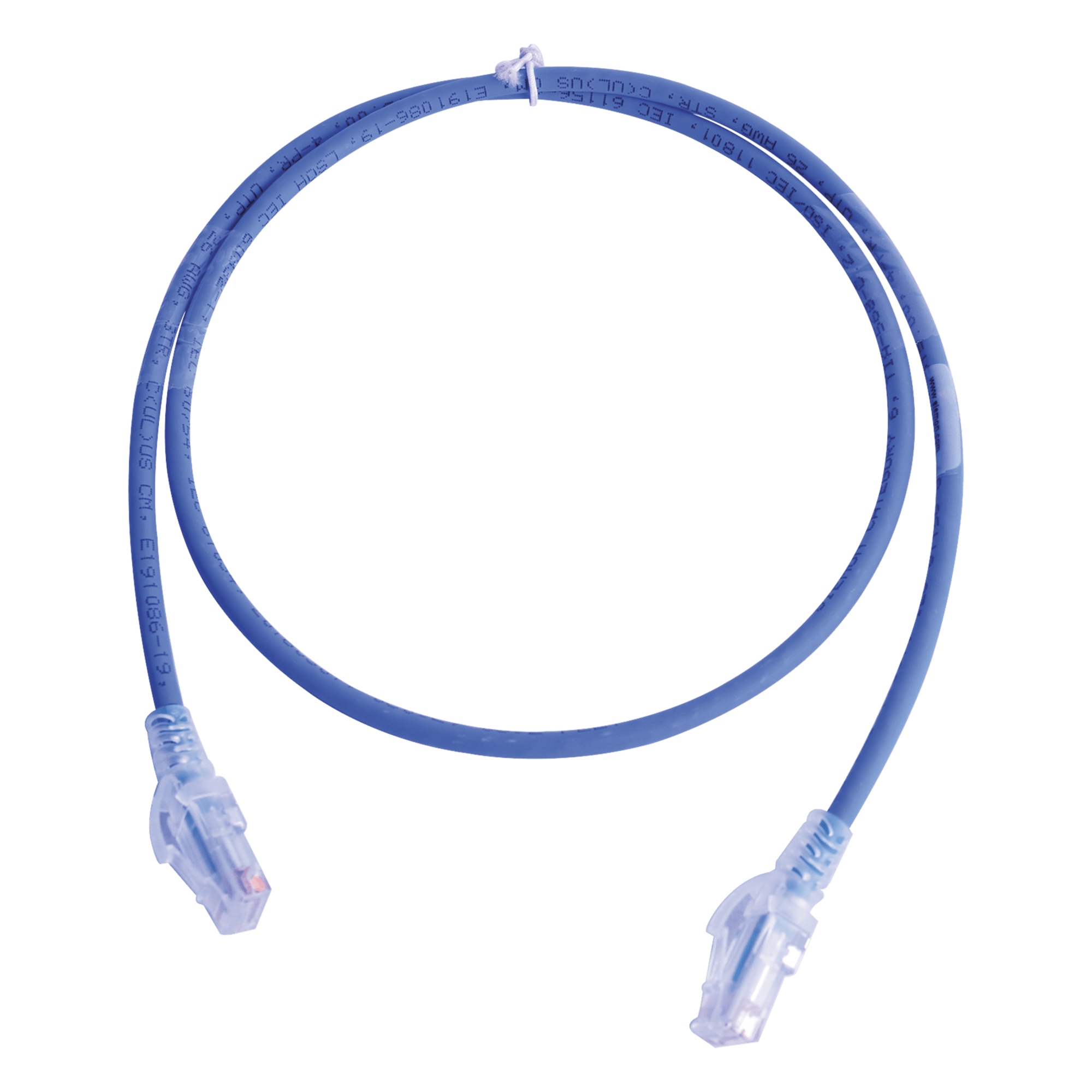 Patch Cord / Cat6 UTP / CM/LS0H / 0.91m (3 Pies) / Azul / Bulk — SIEMON · SKU MC6-03-06B