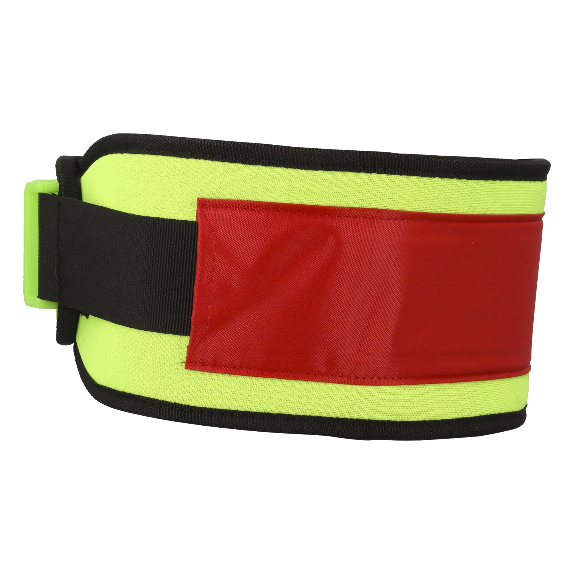 Faja Rígida de Seguridad / Talla M / Alta Visibilidad / Soporte Sacrolumbar / Poliéster y Polipropileno