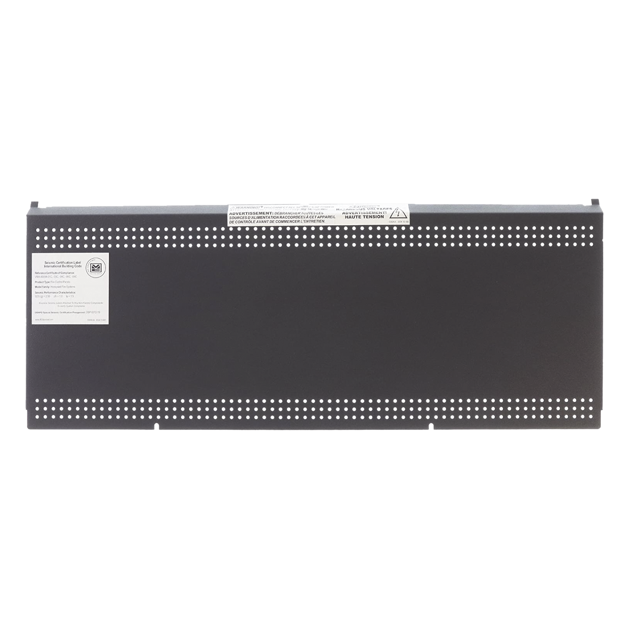 Placa de Batería / Acero Calibre 16 / Cubierta Inferior / Gabinetes CAB-4 / Certificación Sísmica / UL ULC FM — NOTIFIER · SKU BP2-4