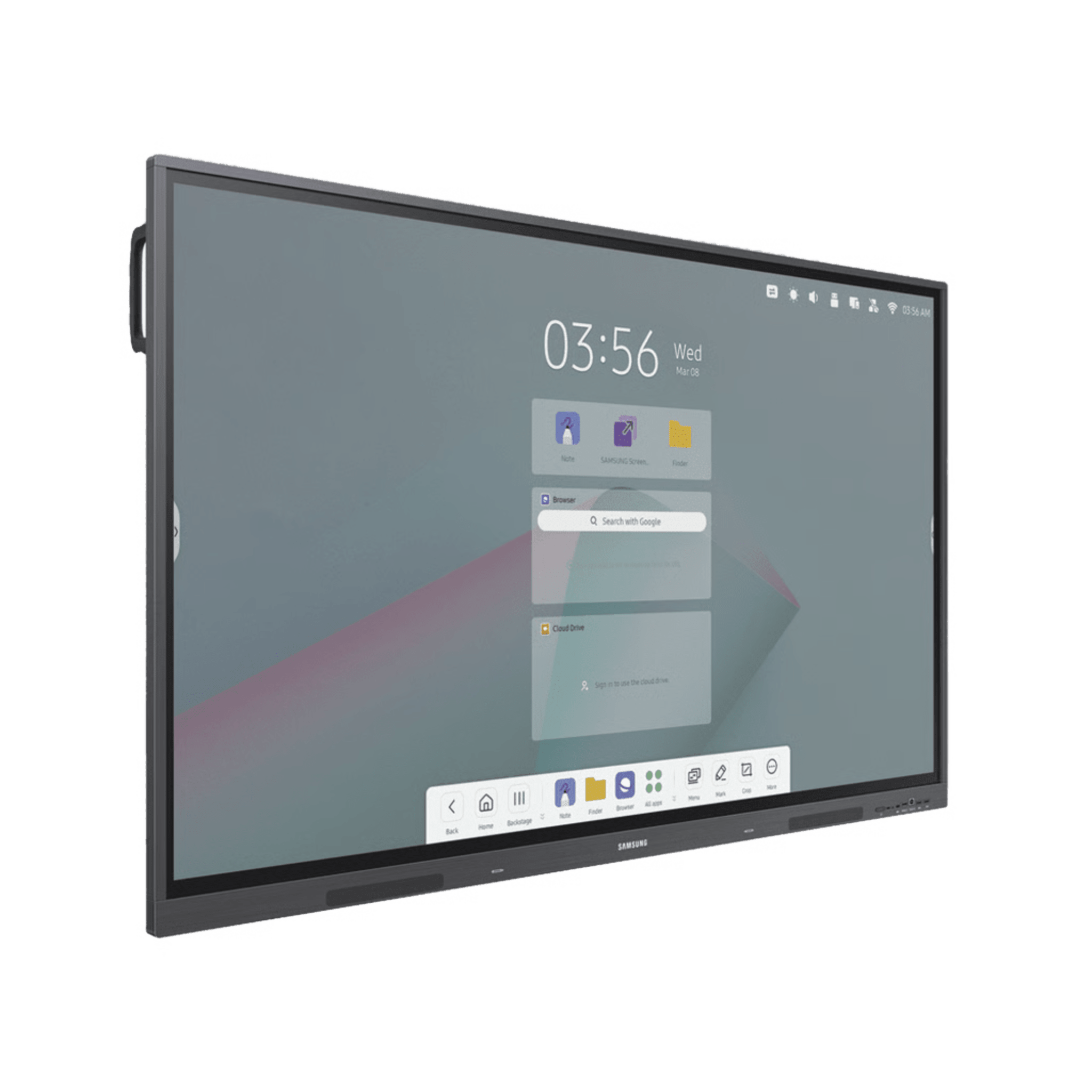 Pantalla Interactiva / 75" / 4K UHD 3840x2160 / Táctil IR 8 ms / Brillo 400 nits / Android 14 EDLA / Wi-Fi y Bluetooth / VESA 800x400