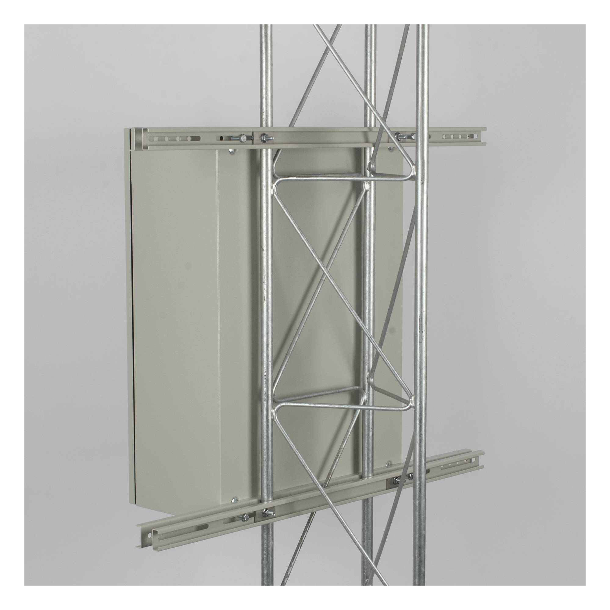 Soporte de Torre Universal / 30-80 cm Ancho / 50 kg Carga / 2.95 x 1.57 x 1.18 ft / Acero Inoxidable