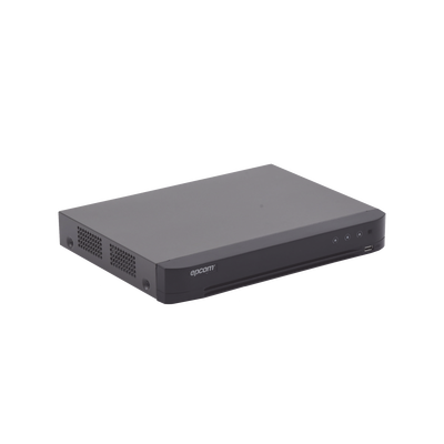DVR 4 Canales TurboHD + 2 Canales IP / 5 Megapixel Lite- 3K Lite / Acusense (Evista falsas alarmas) / Audio por Coaxitron /  Bahía de Disco Duro /  Salida de Video en Full HD 
