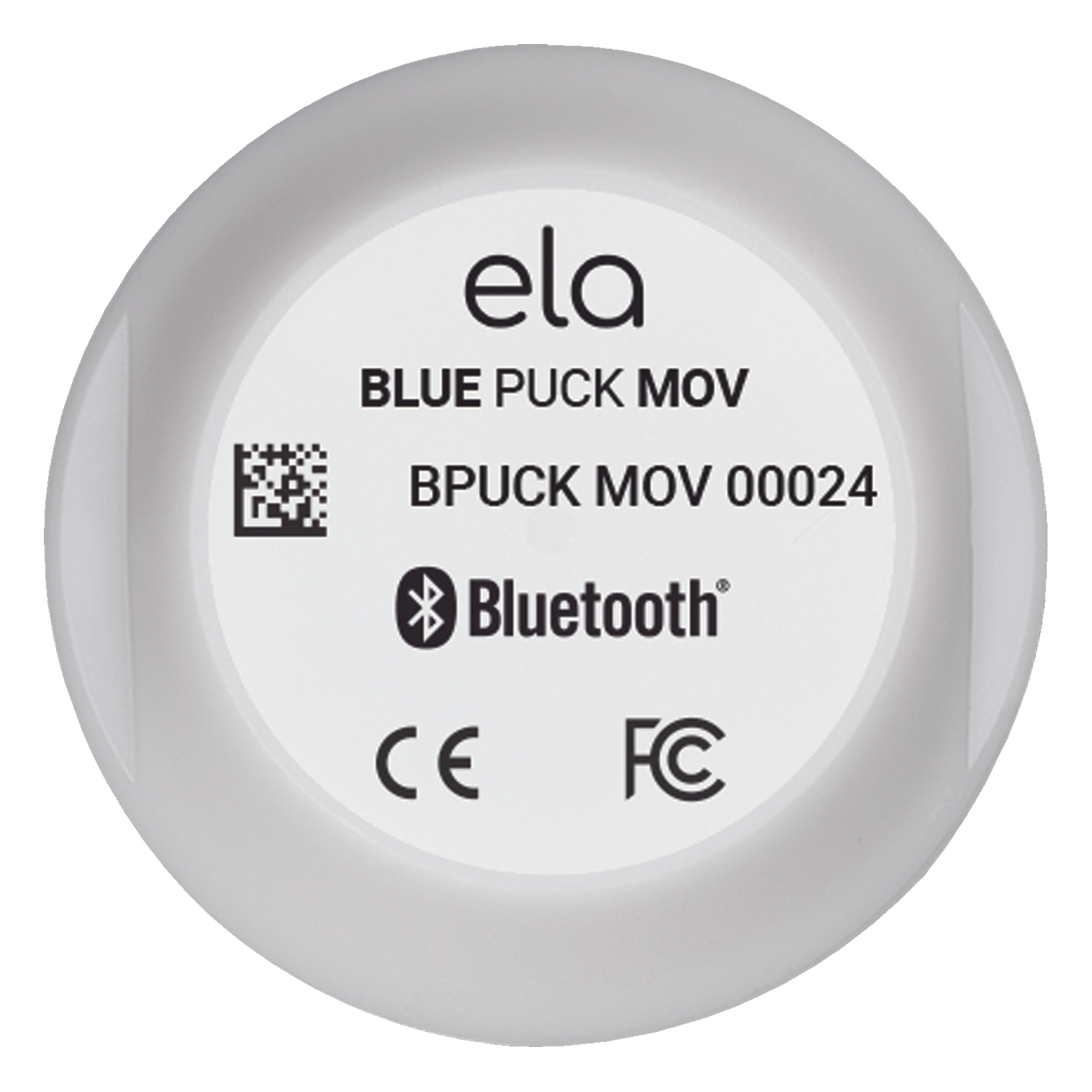 Sensor BLE de Movimiento y Vibración / Acelerómetro 3 Ejes / Alcance 500 m (1640.4 ft) / IP68 / Autónomo / Compatible con Rastreadores GPS Vehiculares — ELA Innovation · SKU BLUEPUCKMOV