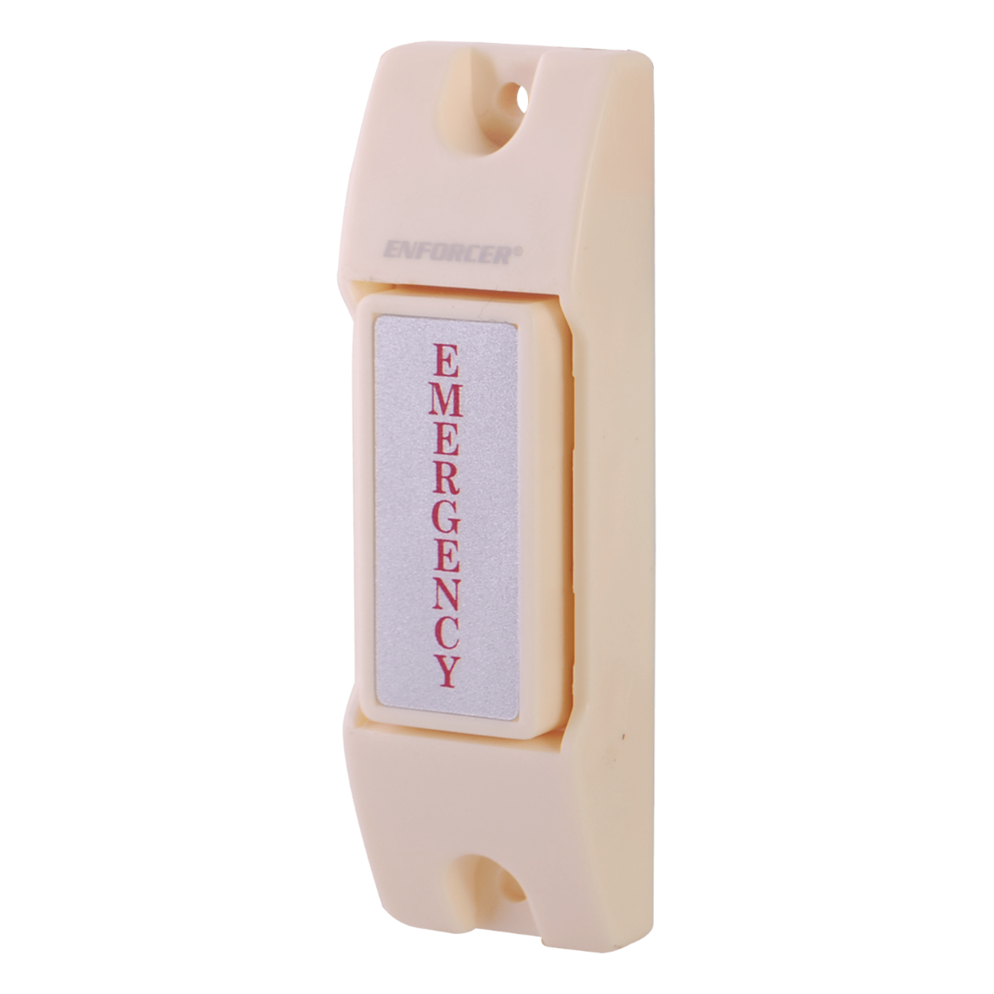 Botón de Pánico / Contacto Momentáneo NO / 0.5 A a 12 VCC / Montaje Superficie o Pared / 76 mm x 23 mm x 15 mm — ENFORCER SECOLARM · SKU SS075