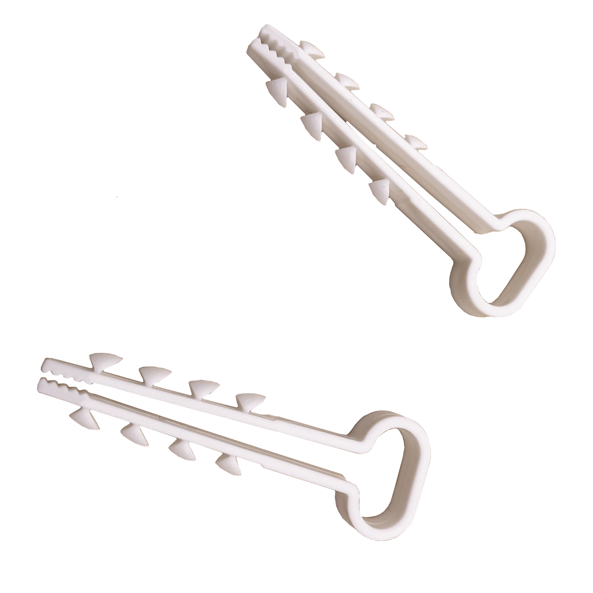 Clips Sujetadores de Plástico / 6 a 12 mm / 100 Piezas / Fijación en Pared / UTP, Coaxial y Eléctrico Ligero — LINKEDPRO · SKU LPHOLD10