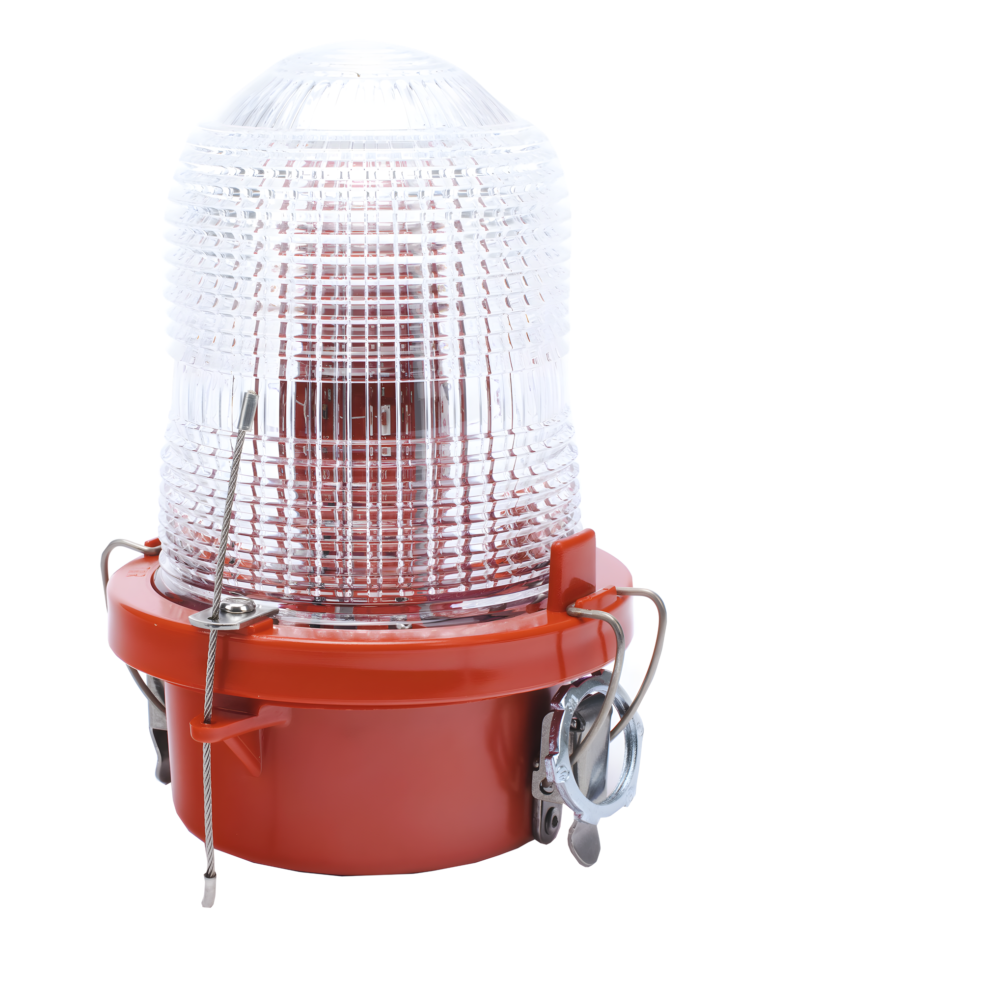 Luz de Obstáculo / FAA Tipo L-810 / LED Rojo e Infrarrojo / Baja Intensidad 32.5 cd / Cobertura 360° / Haz Vertical 10° / IP65 — TWR · SKU OL1-VLED-3IR