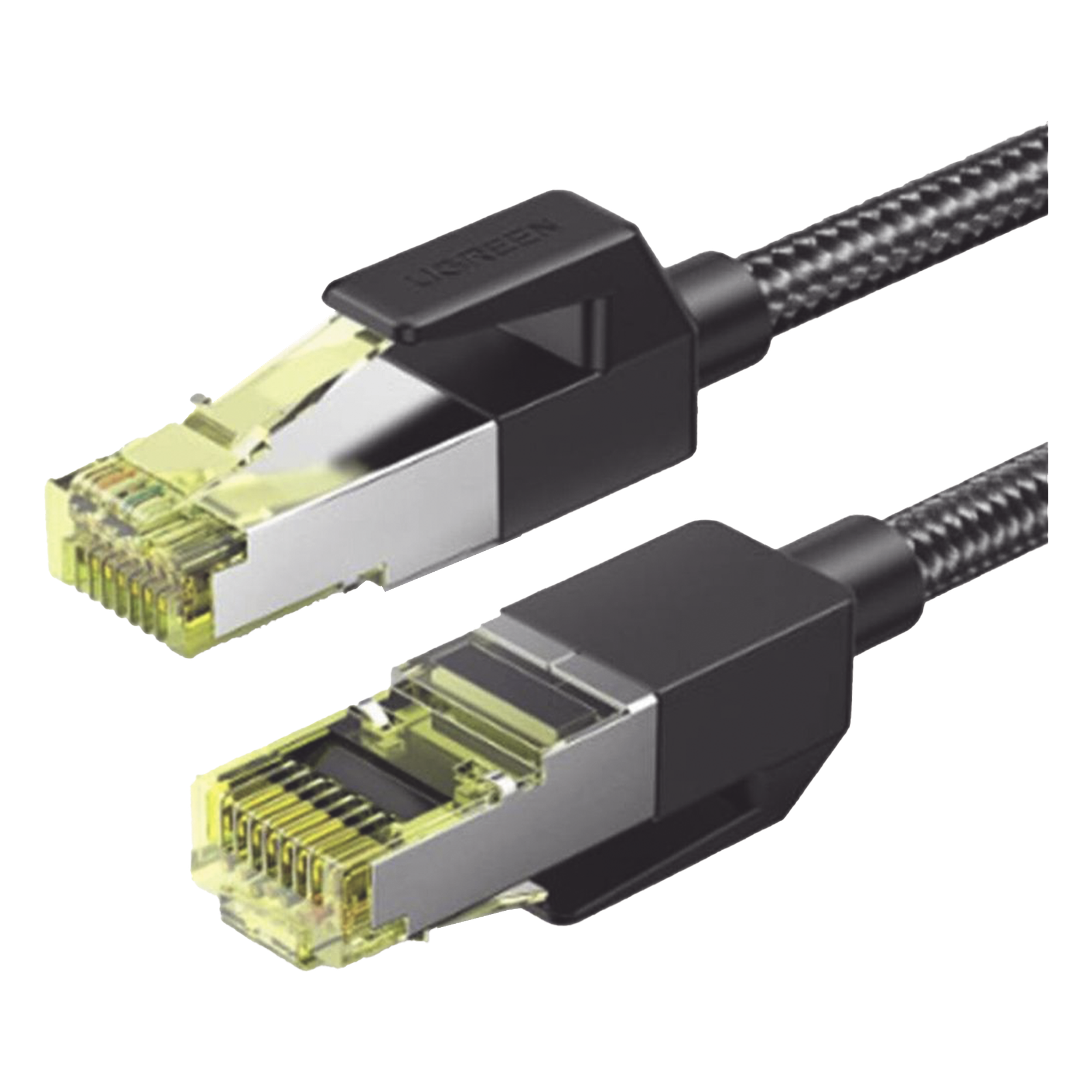 Cable Ethernet Cat7 / Blindaje F/FTP / 10 Gbps / 600 MHz / 5 m (16.40 ft) / Malla Nylon