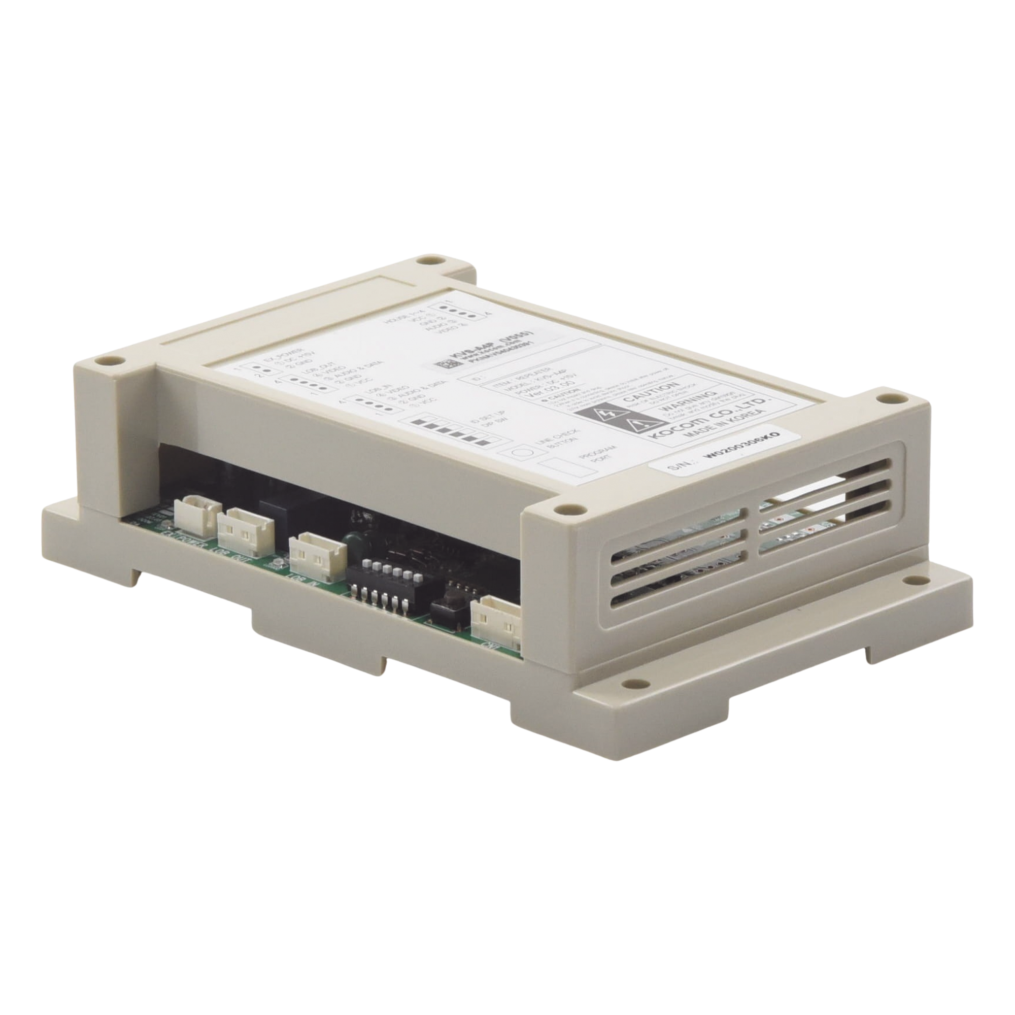 Distribuidor de video-portero / 4 departamentos / Cableado 4 hilos / Dipswitch / -10°C a +50°C / 13V DC