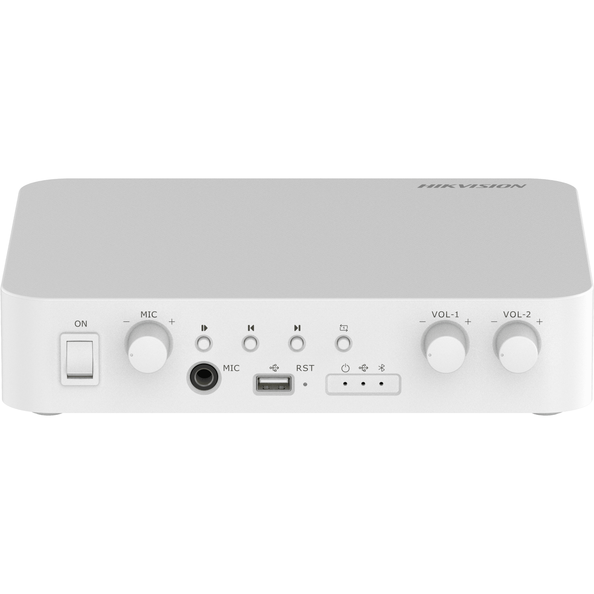 Amplificador | Bluetooth | 2 Canales | 40 W por Canal | 100V | Hik-Connect | Una Zona | Musica Ambiental 