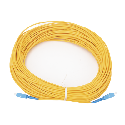 Jumper de Fibra Óptica Monomodo SC/UPC-SC/UPC Simplex de 40 Metros (131.23 Pies), 3mm