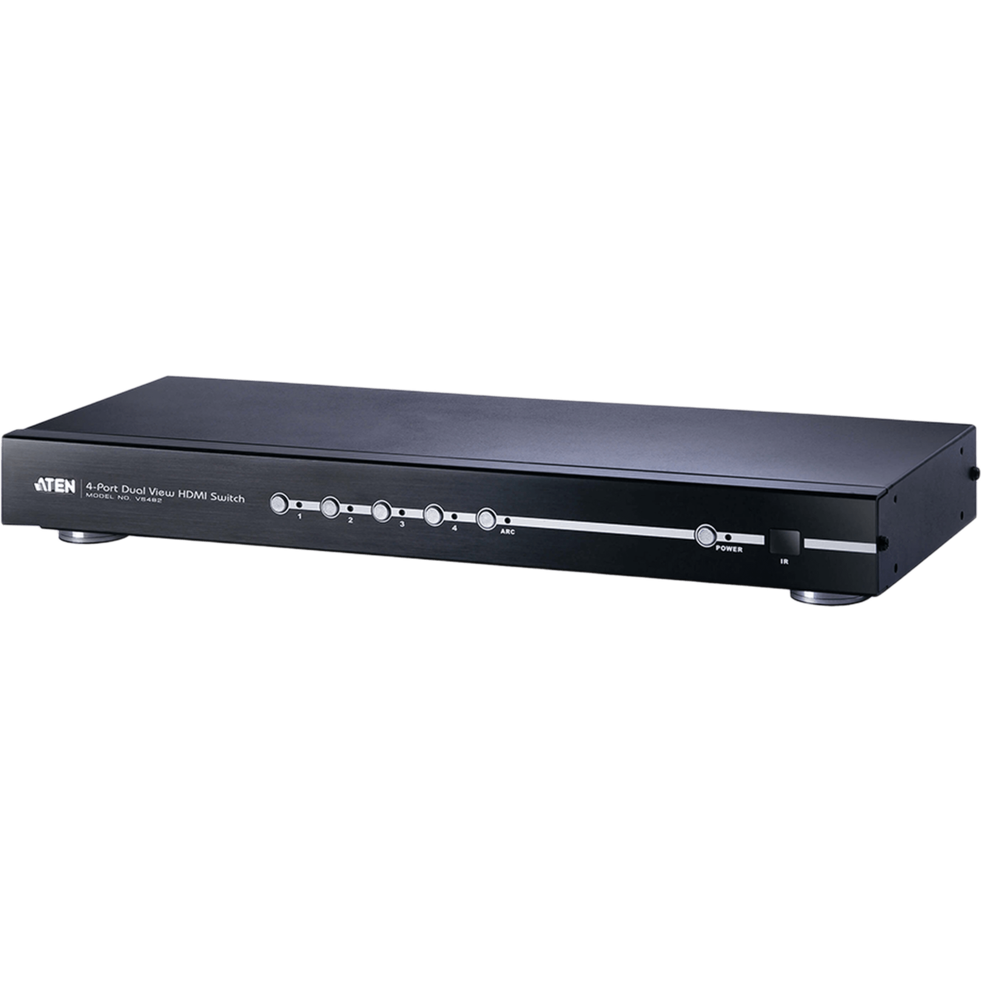 Switch HDMI de 4 puertos con salida dual 