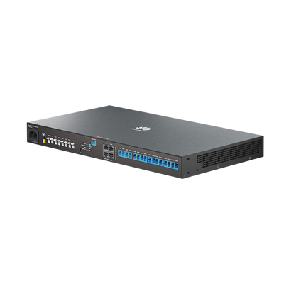 HUAWEI MiniFTTO - Gateway Óptico / 4 puertos GE (WAN/LAN) + 1 puerto XGPON (SC/UPC) + 8 puertos PoF (XC/UPC) + 16 puertos GPON(SC/UPC) /  VPN / VLANs /  Wi-Fi Roaming / Firewall / Administración Nube