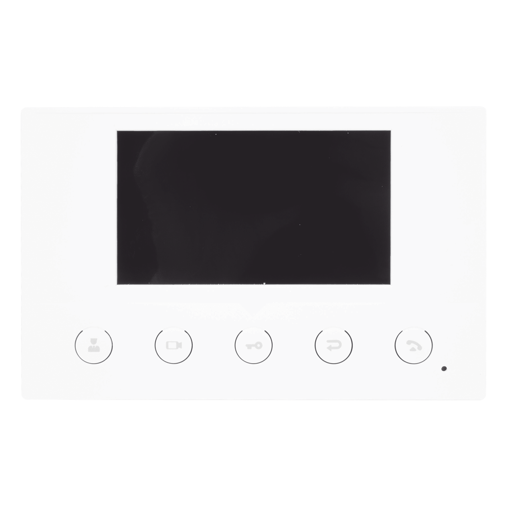 Monitor IP/SIP / Pantalla Capacitiva 4.3" / Wi-Fi 2.4 GHz / Audio HD Bidireccional / PoE / 8 Entradas de Alarma / RS485 / H.264 1080p