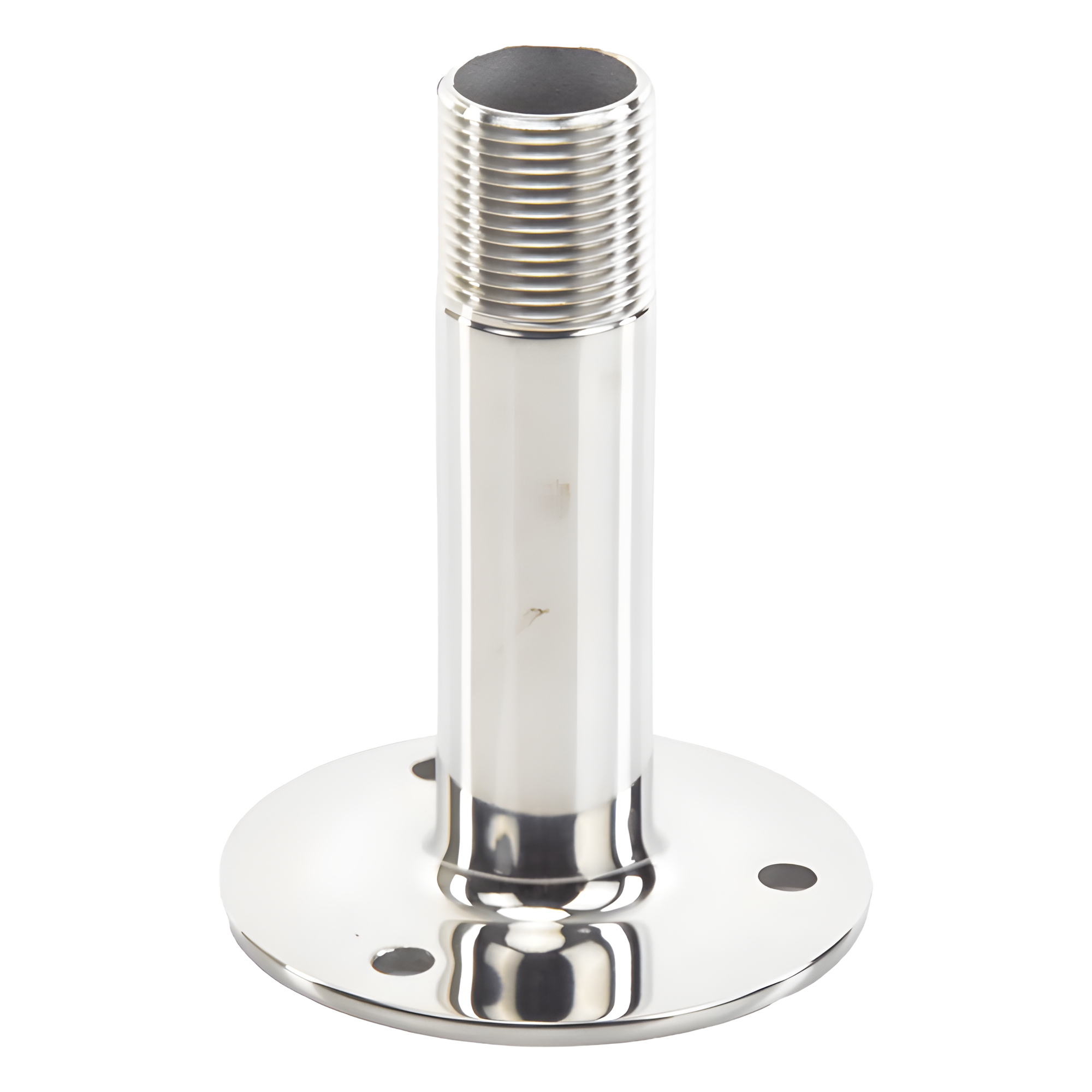 Montaje Recto / Acero Inoxidable / 4 in Alto / 3 in Base / Rosca 1-1/4 in / 0.26 kg