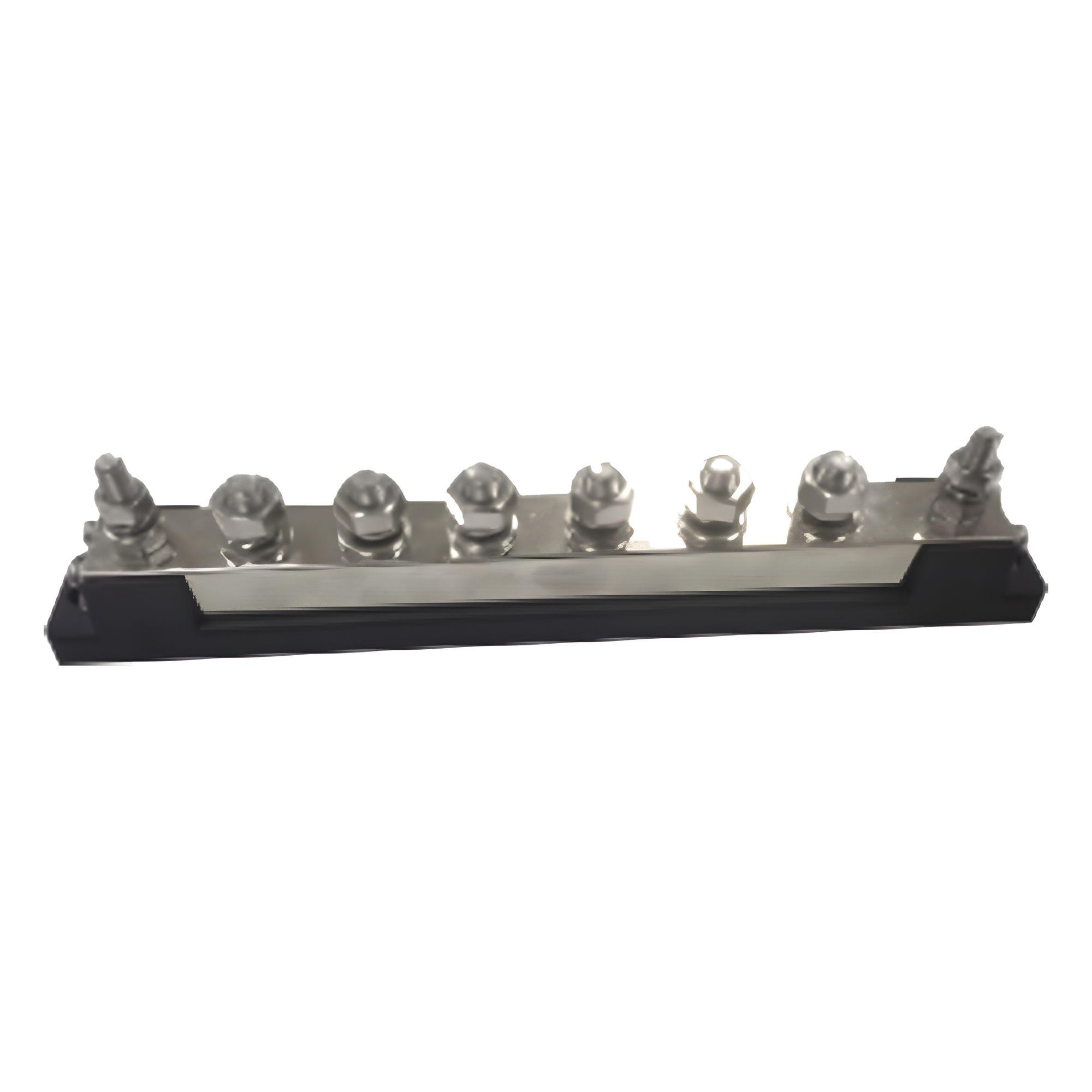 Bloque de Terminales / 6 Líneas / 600 A / 52 VDC o 300 VAC / Cobre Estañado 8x25 mm / IP con Cubierta