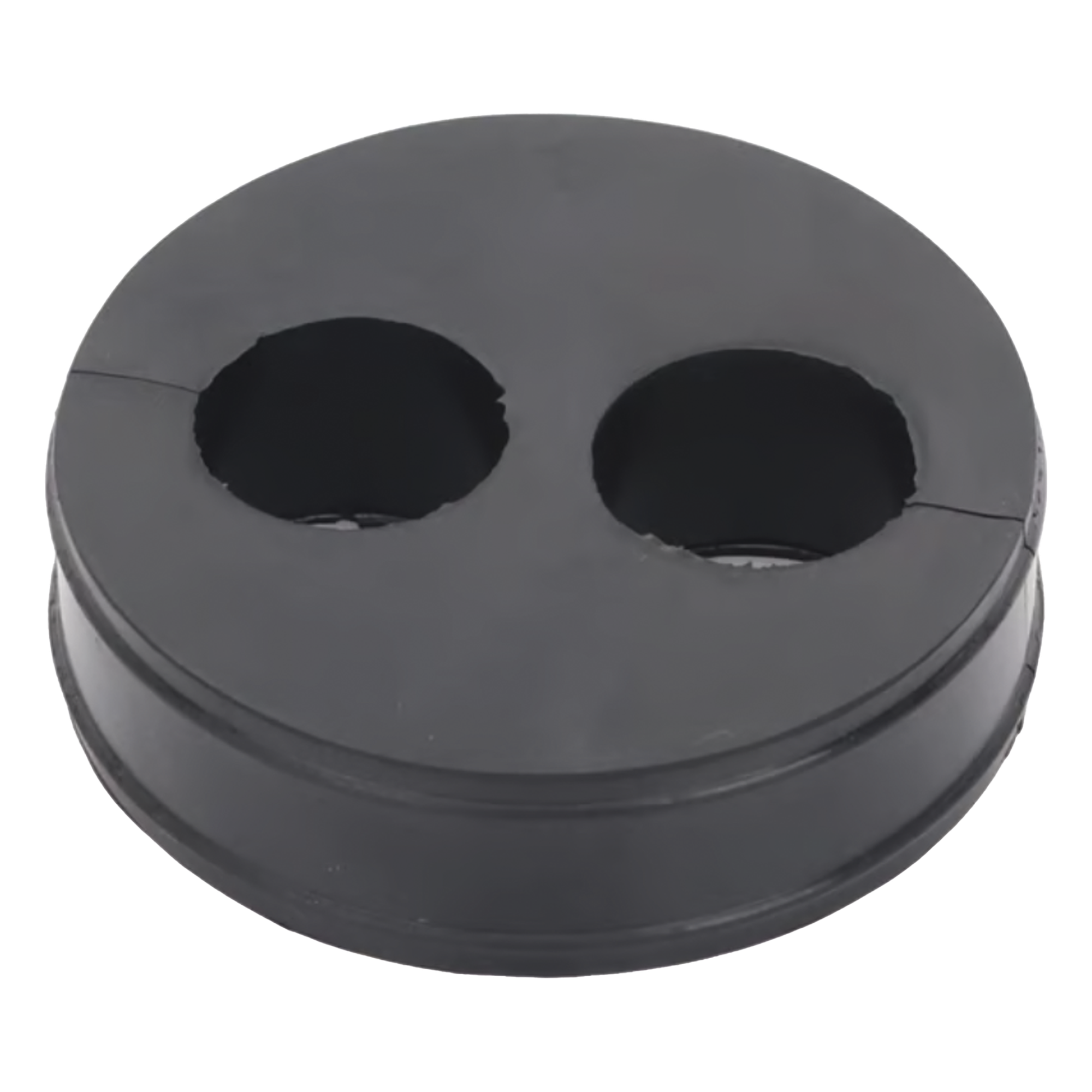Inserto de Caucho / 2 Orificios 7/8 in / Diámetro Exterior 85 mm (3.34 in) / Grosor 25.4 mm (1 in) / EPDM / Sellado Hermético — SYSCOM TOWERS · SKU CI-2-78