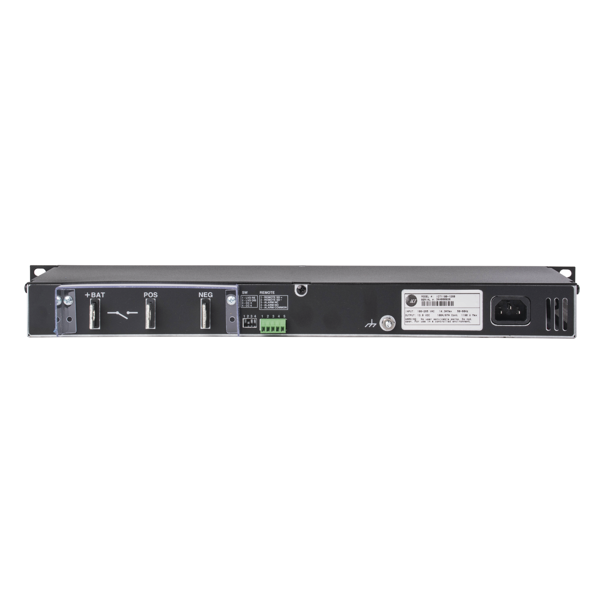 Fuente de Poder Rack / 48 VCC / 12.5 A / 600 W / Eficiencia 93% / 1U / LVD / PFC 0.99 / 100-265 VCA